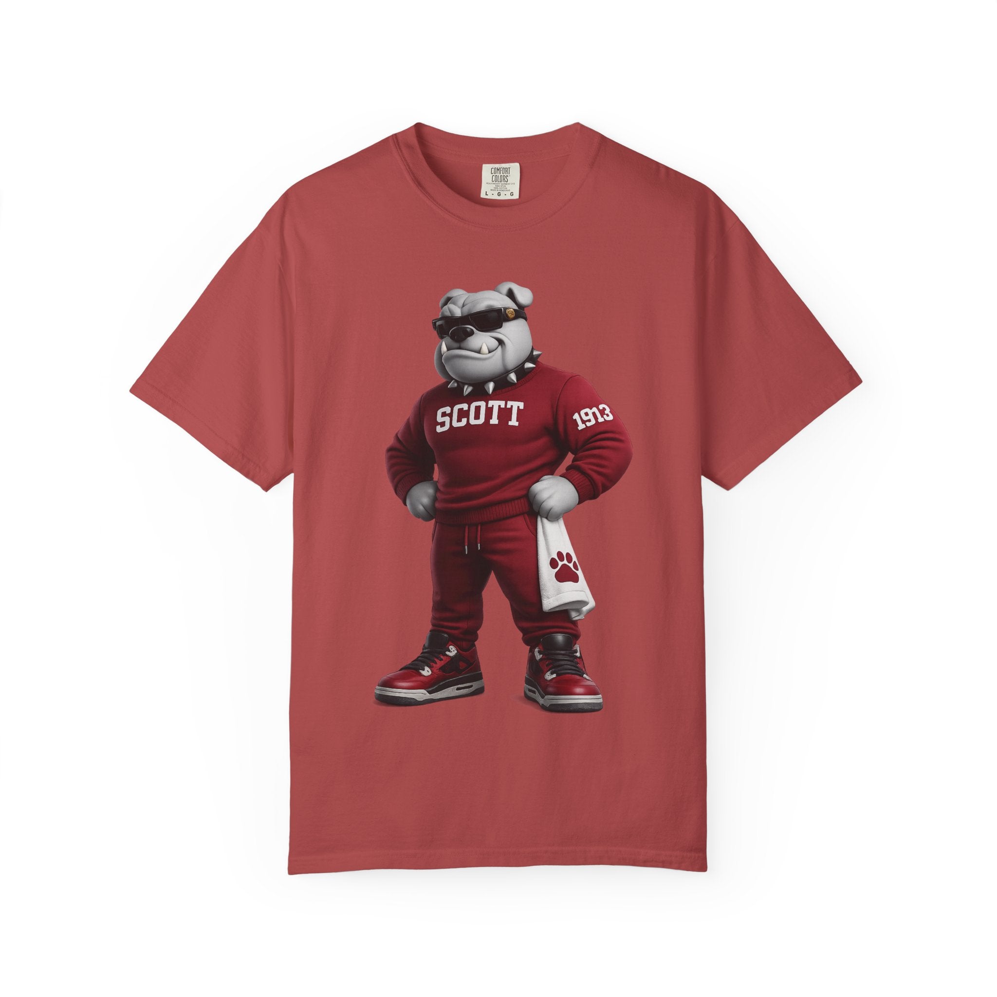Bulldogs Mascot T-Shirt — 'Scott' Vintage Team Tee