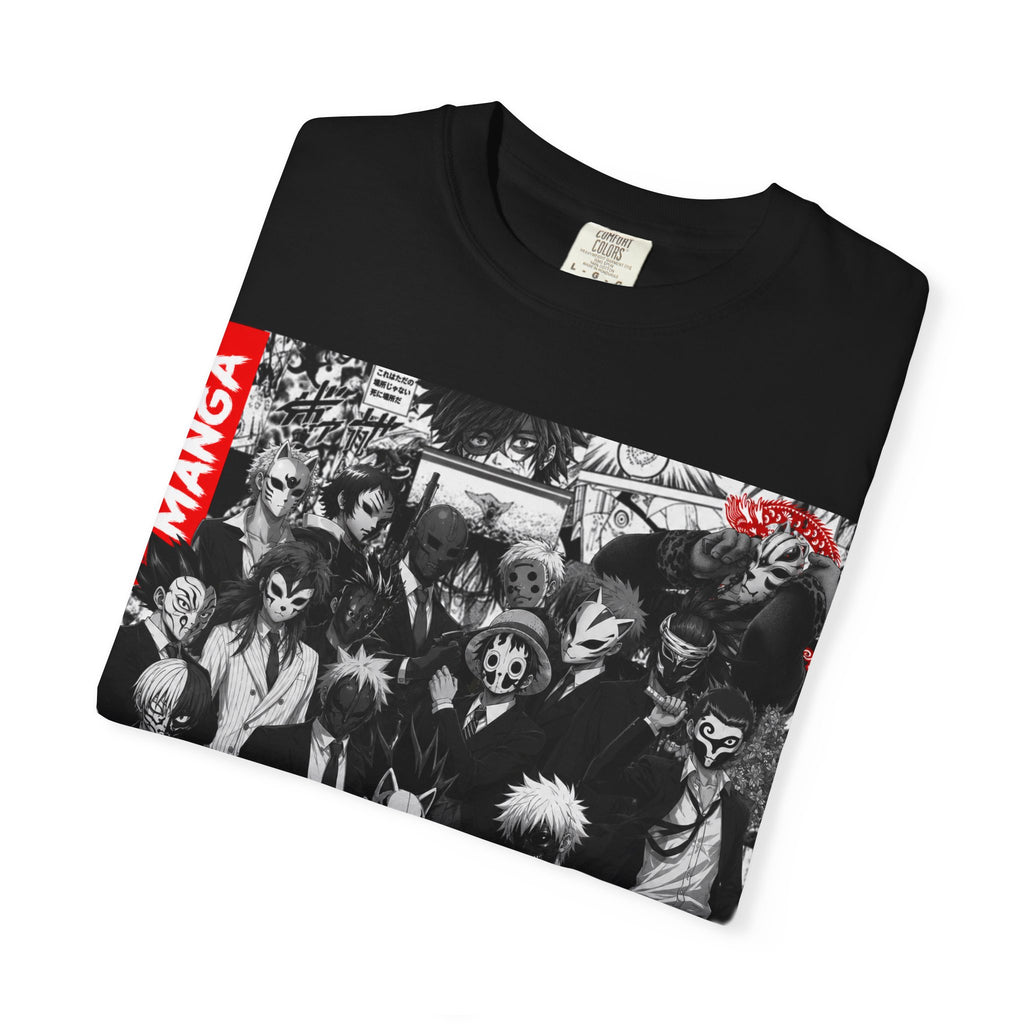 Manga Mask  Collage T-Shirt