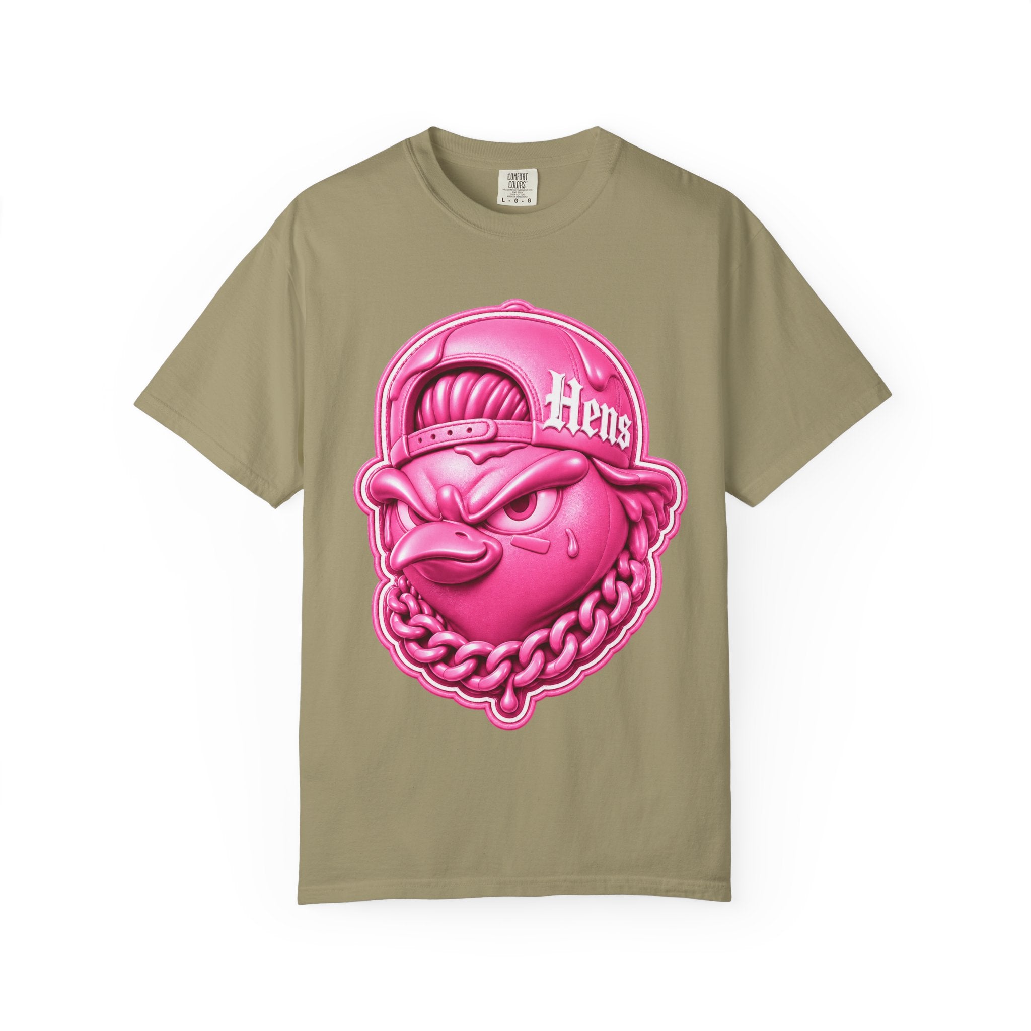 Pink Out Hen Graphic T-Shirt — 'Hens' Urban Mascot Tee