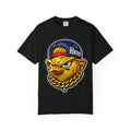 Hens Stadium Graphic T-Shirt — Streetwear Skate Tee with 'Hens' Logo
