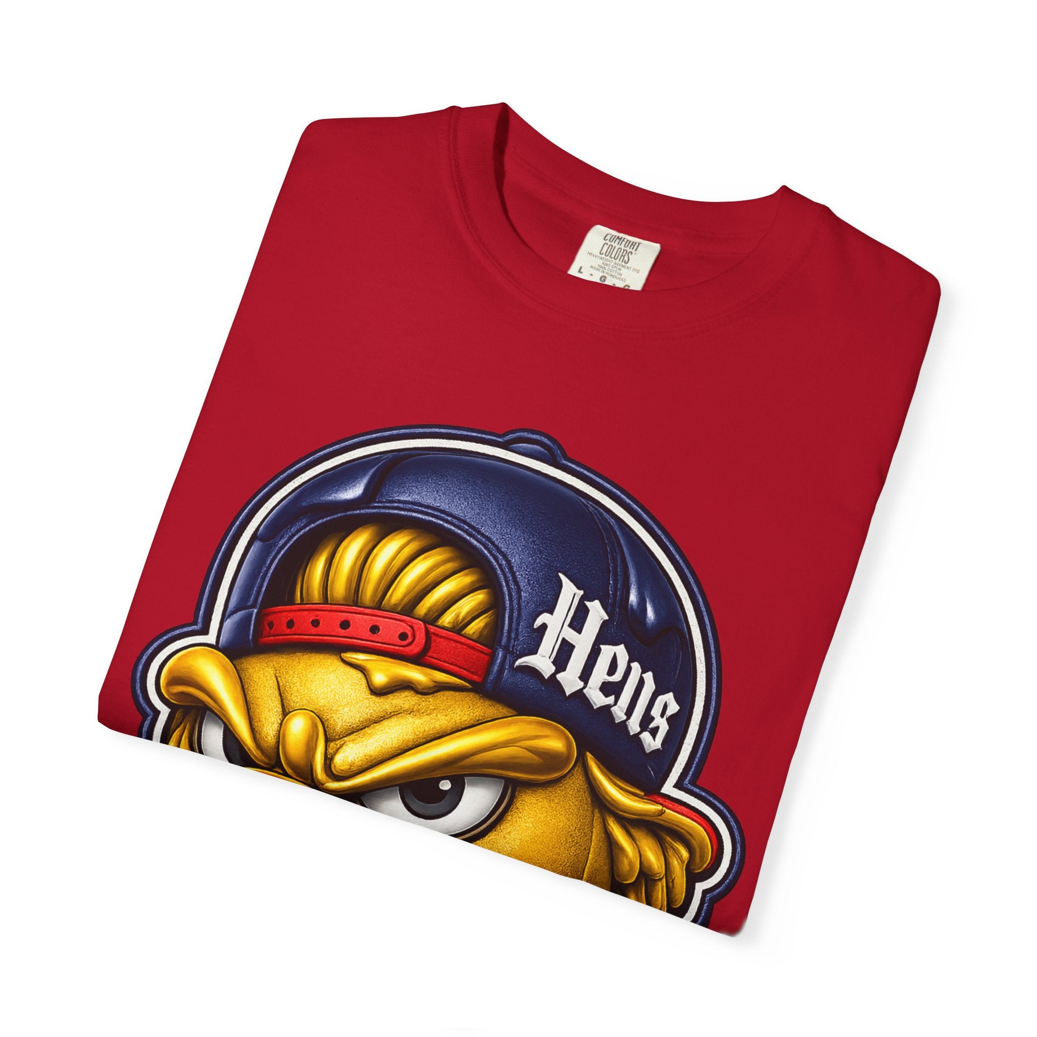 Hens Stadium Graphic T-Shirt — Streetwear Skate Tee with 'Hens' Logo