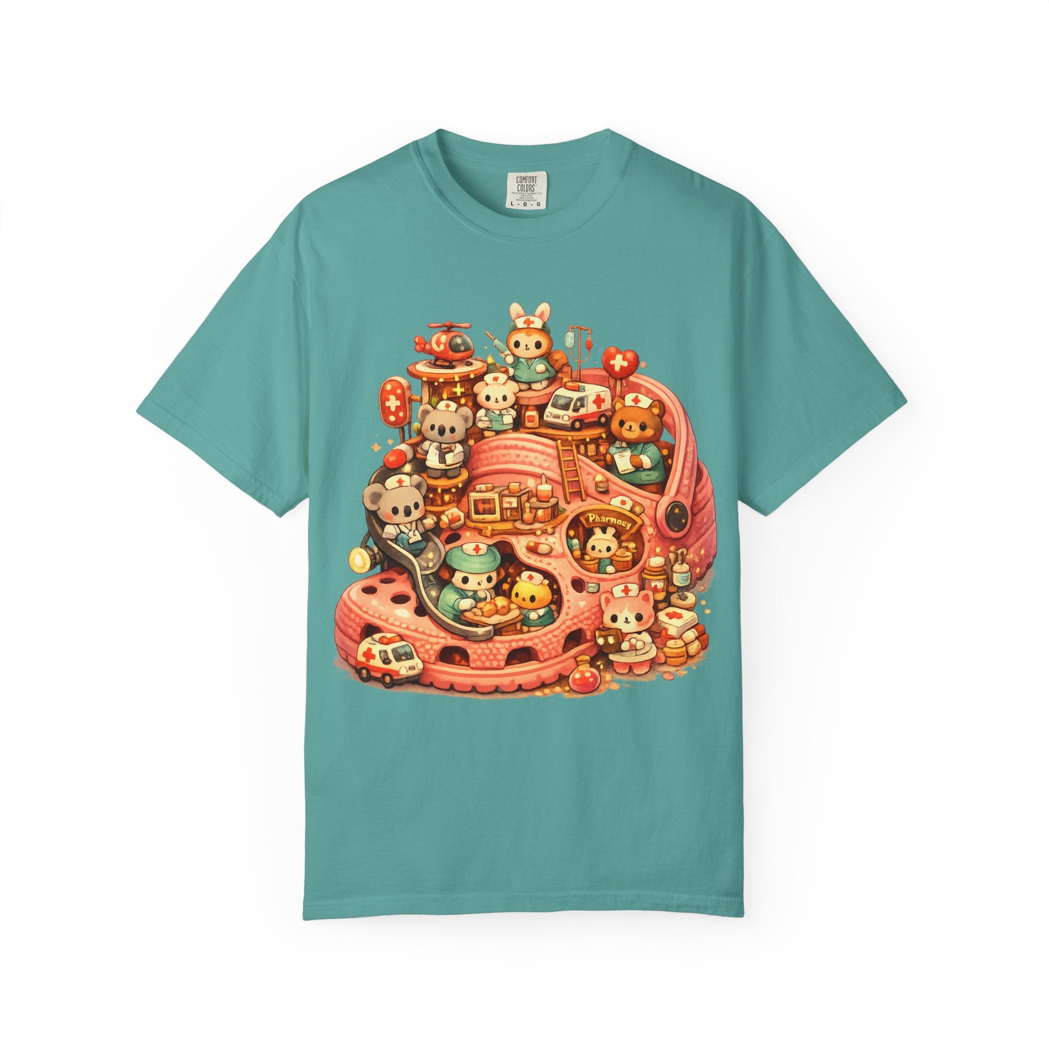 Cute Animal Sneaker Tee — Kawaii Shoe Crew Graphic T-Shirt