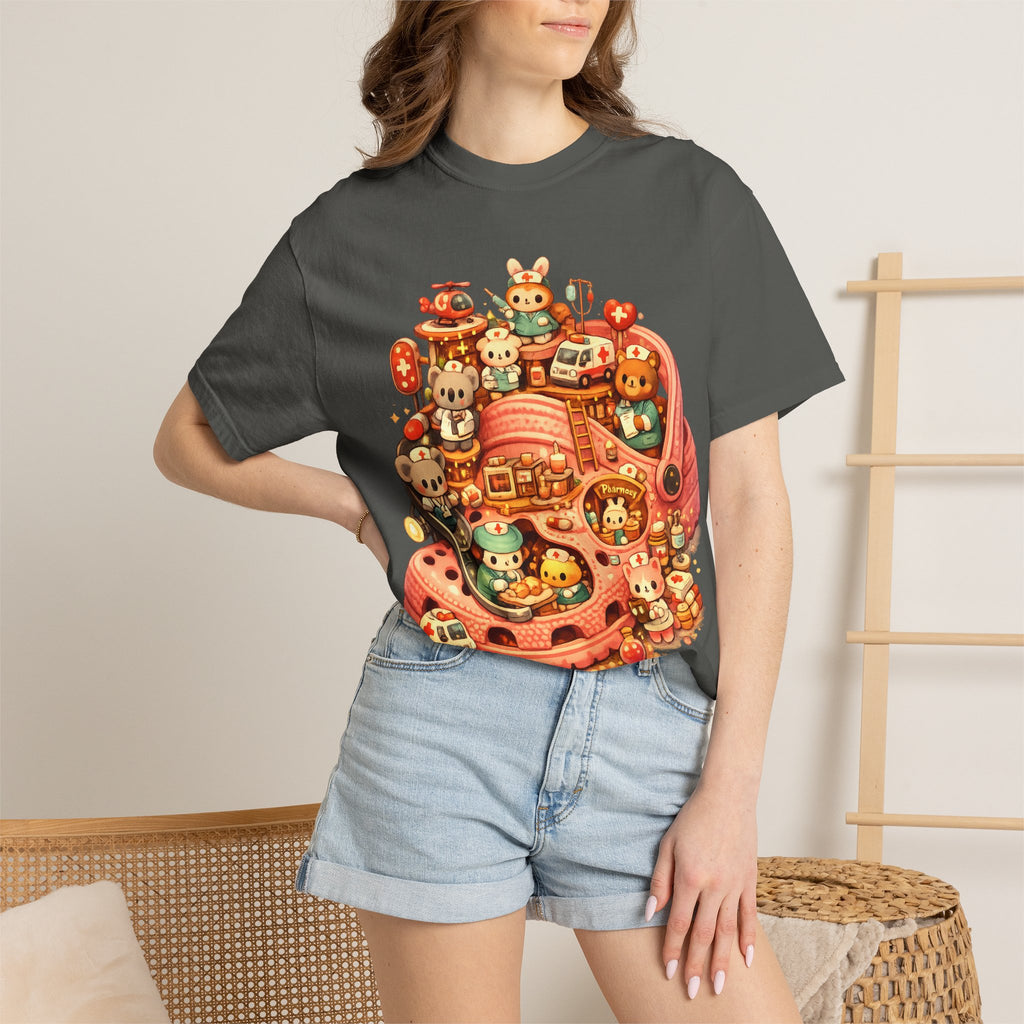 Cute Animal Sneaker Tee — Kawaii Shoe Crew Graphic T-Shirt