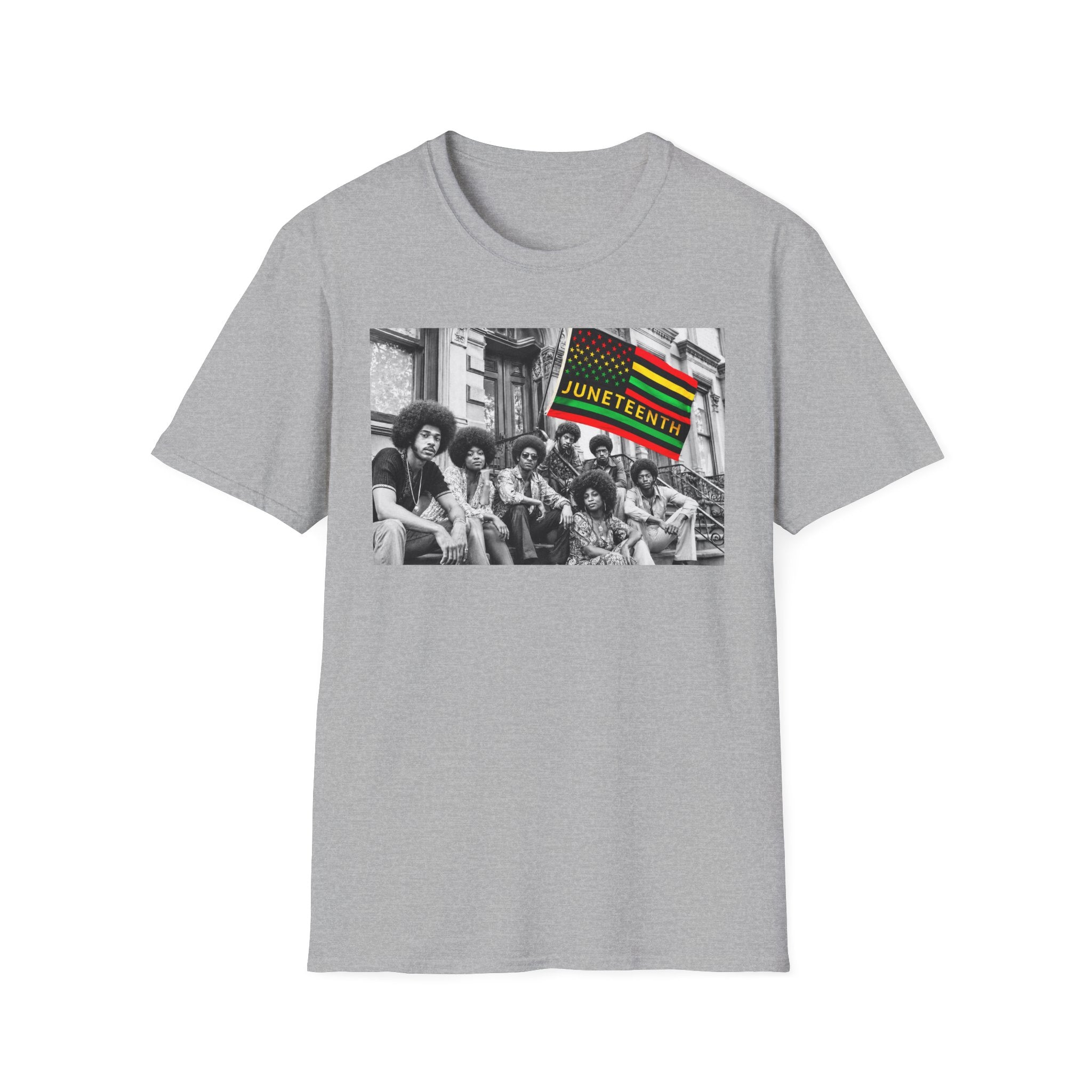 Juneteenth Celebration T-Shirt — Vintage Black History Flag Design