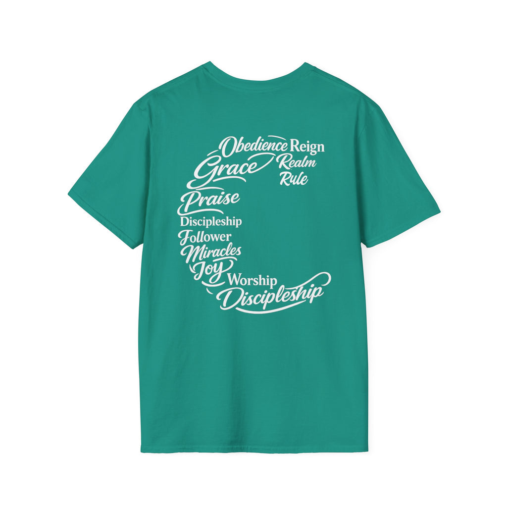Gospel Typography Tee — Words of Worship