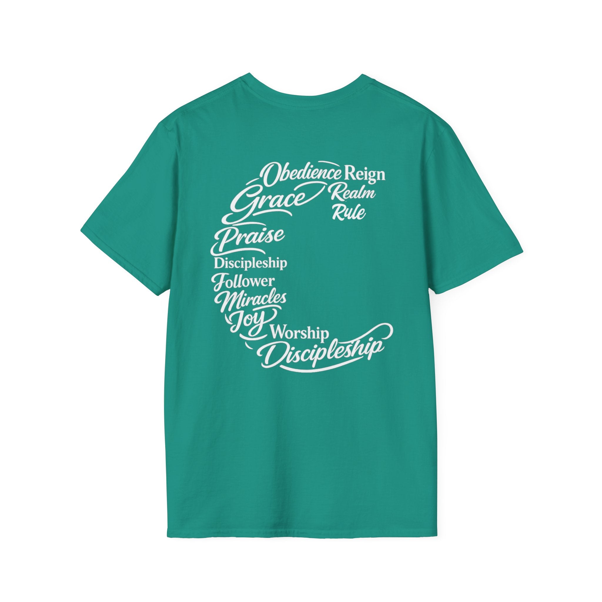 Gospel Typography Tee — Words of Worship