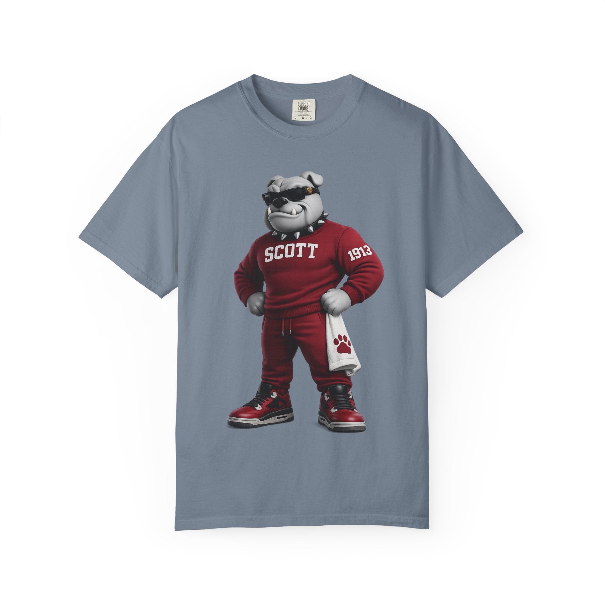 Bulldogs Mascot T-Shirt — 'Scott' Vintage Team Tee