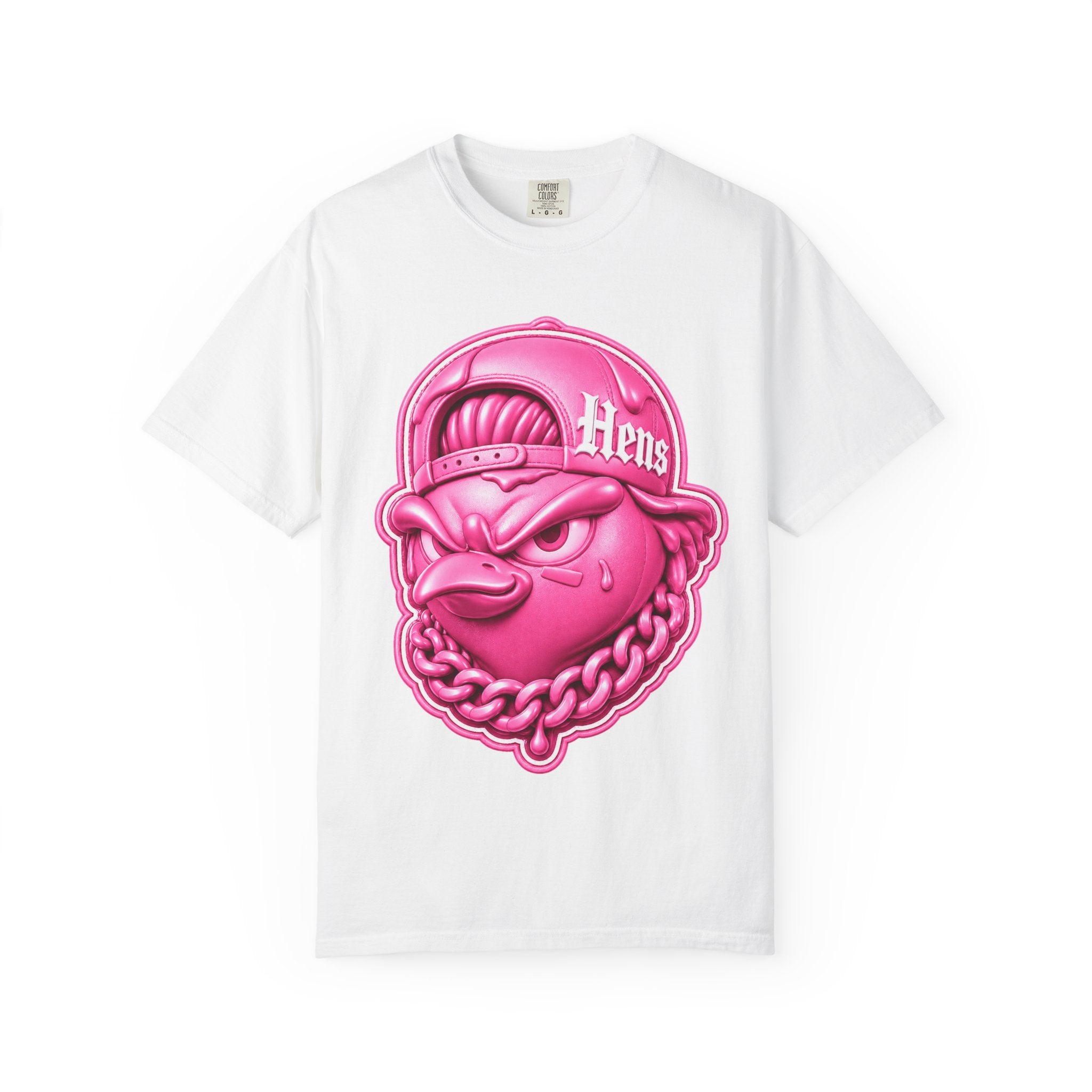 Pink Out Hen Graphic T-Shirt — 'Hens' Urban Mascot Tee