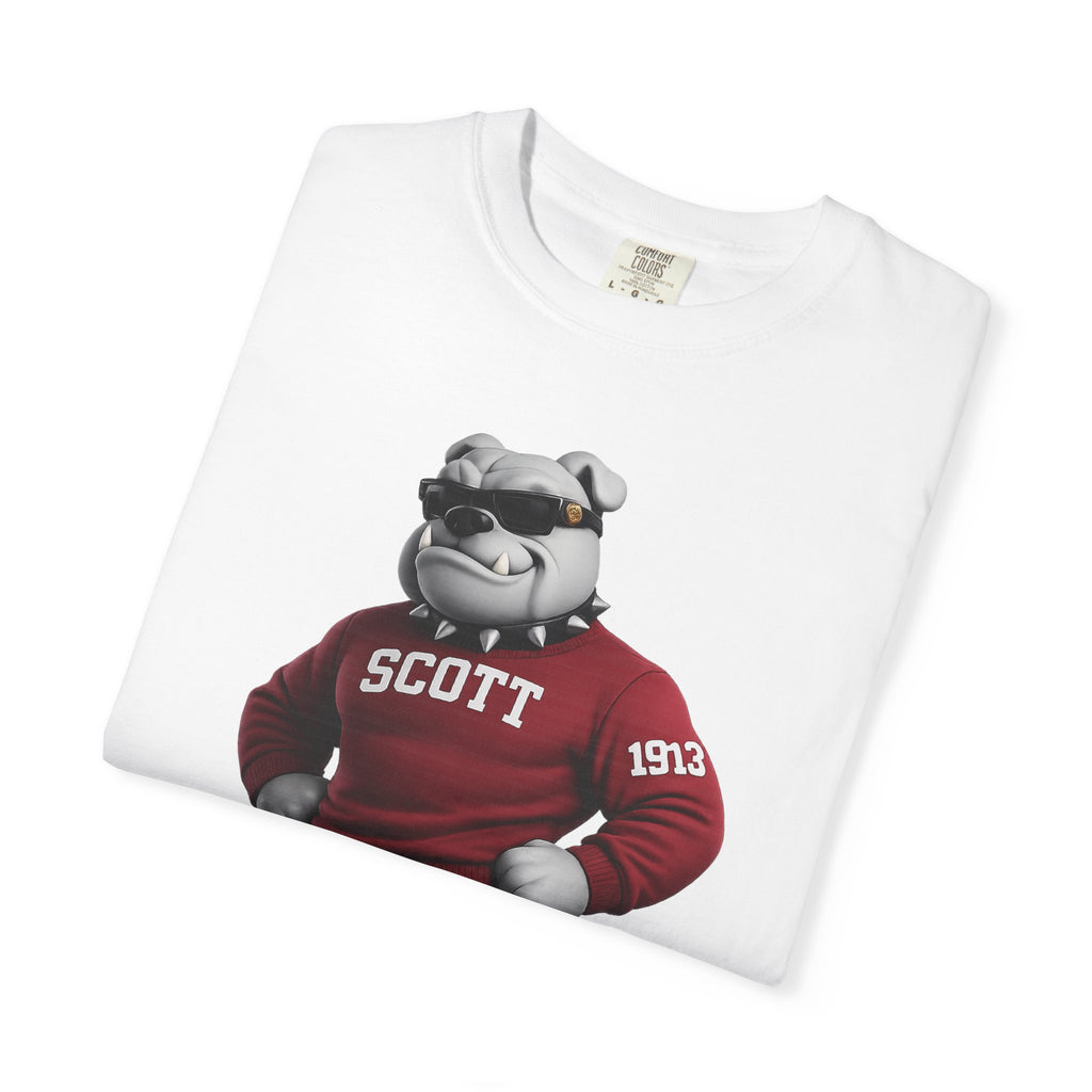 Bulldogs Mascot T-Shirt — 'Scott' Vintage Team Tee