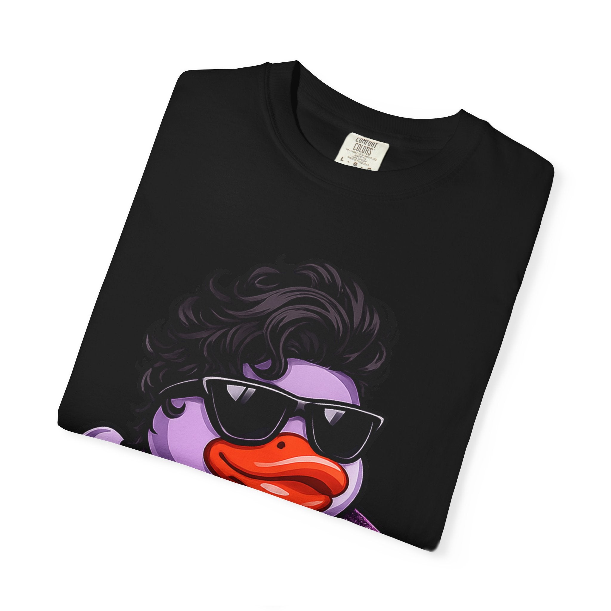 Purple Rock and Soul Rubber Duck graphic T-Shirt