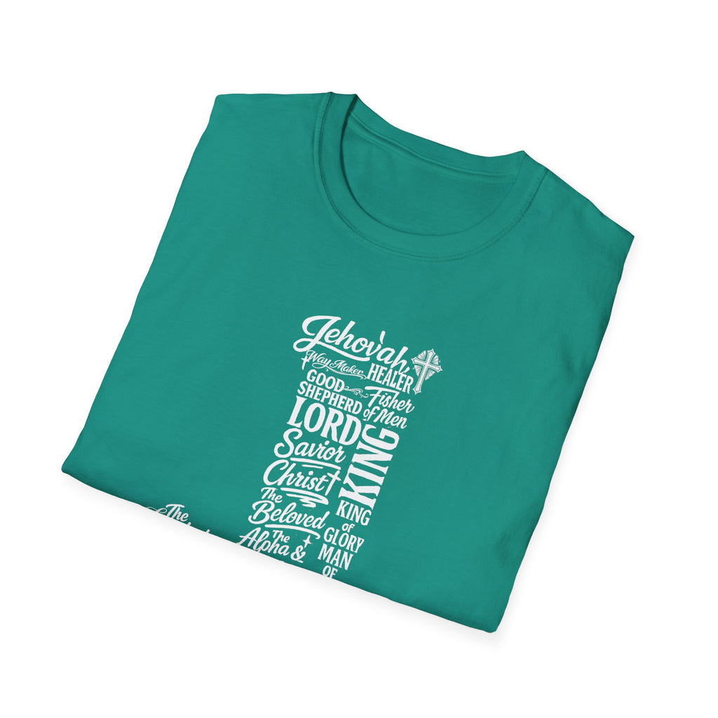 Faith Typography religious descriptive tee, Faith based