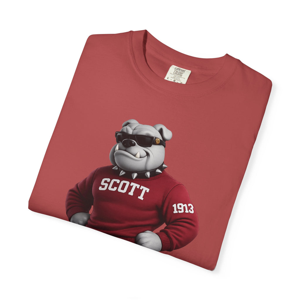 Bulldogs Mascot T-Shirt — 'Scott' Vintage Team Tee
