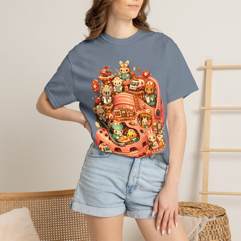 Cute Animal Sneaker Tee — Kawaii Shoe Crew Graphic T-Shirt