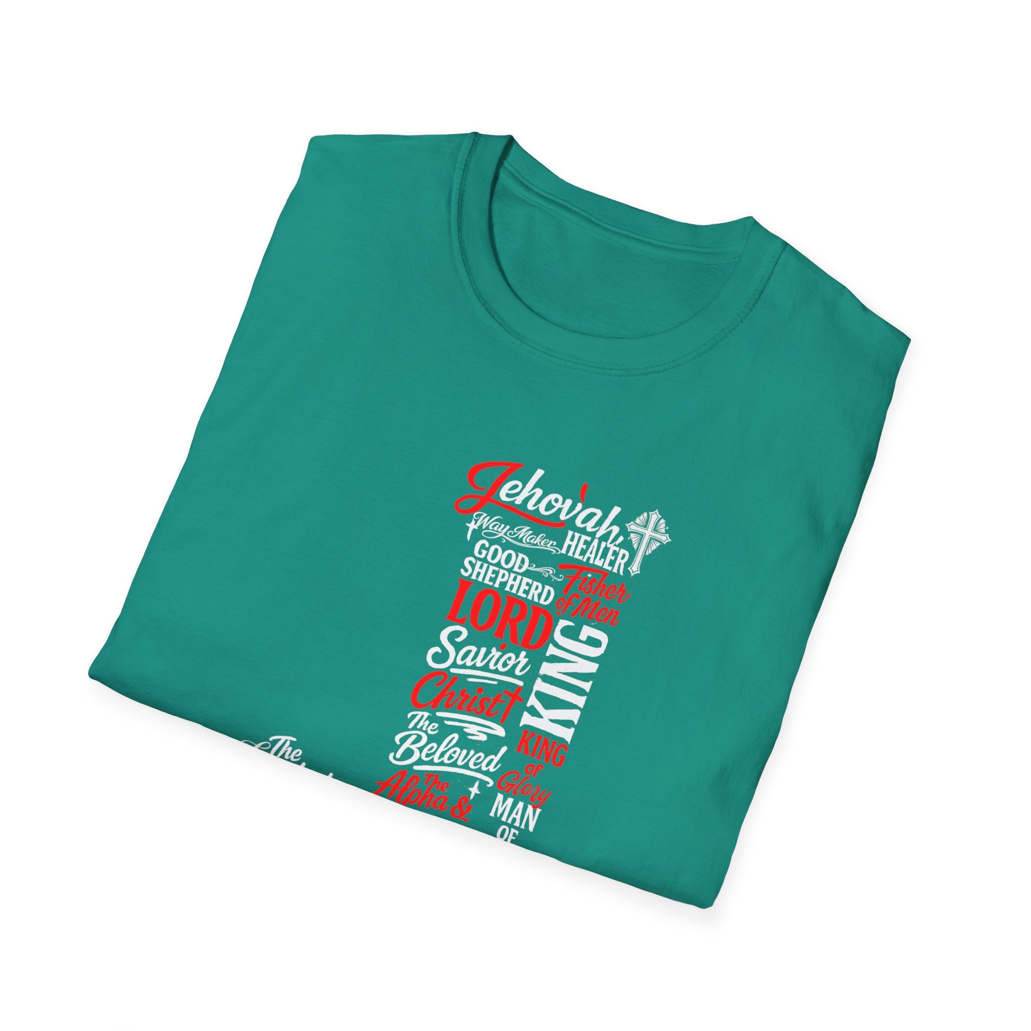 Faith Typography T-Shirt — Christian Inspirational Word Art Tee