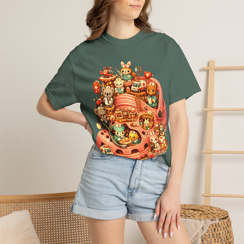 Cute Animal Sneaker Tee — Kawaii Shoe Crew Graphic T-Shirt