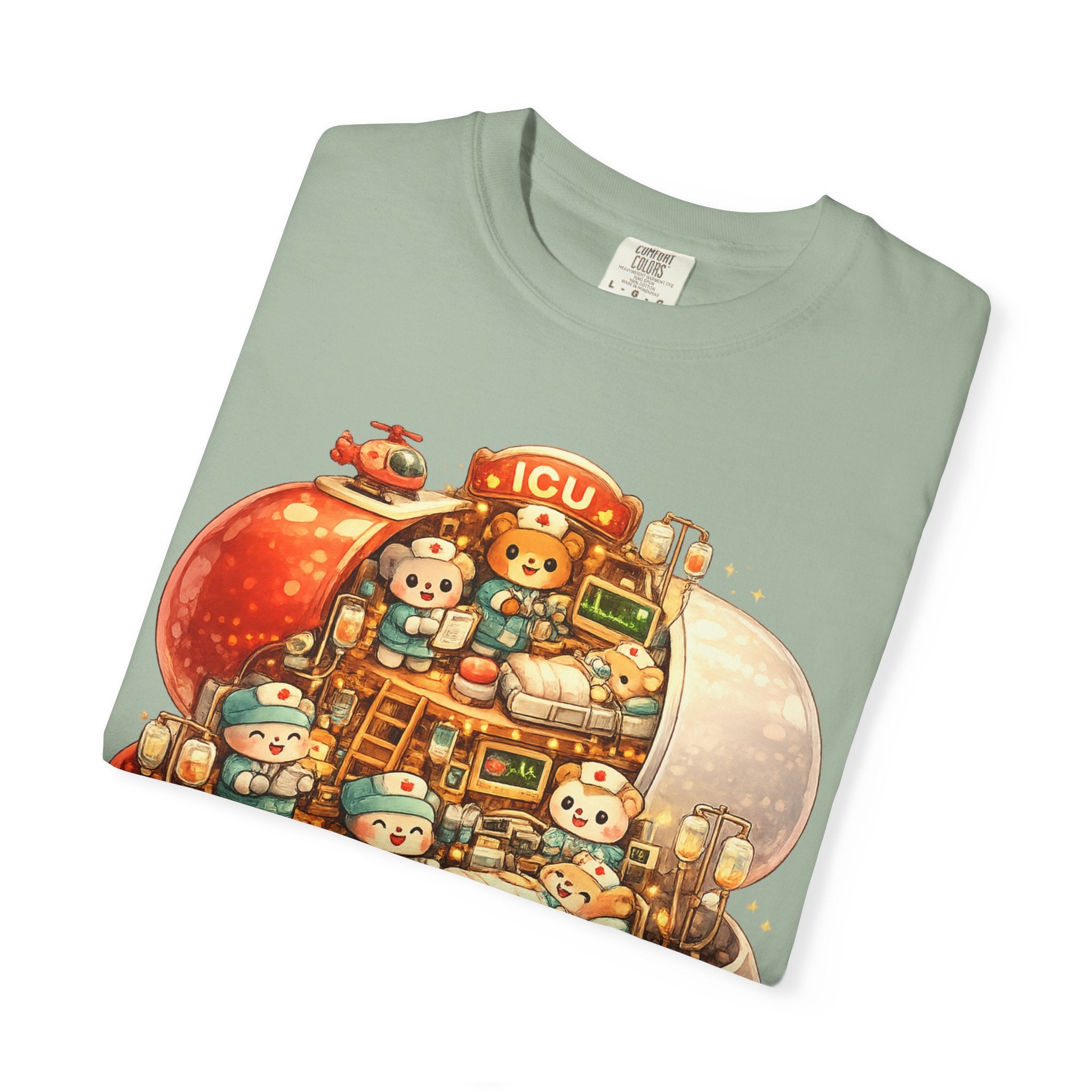 T-Shirt — Kawaii Capsule Hospital Illustration (ICU)