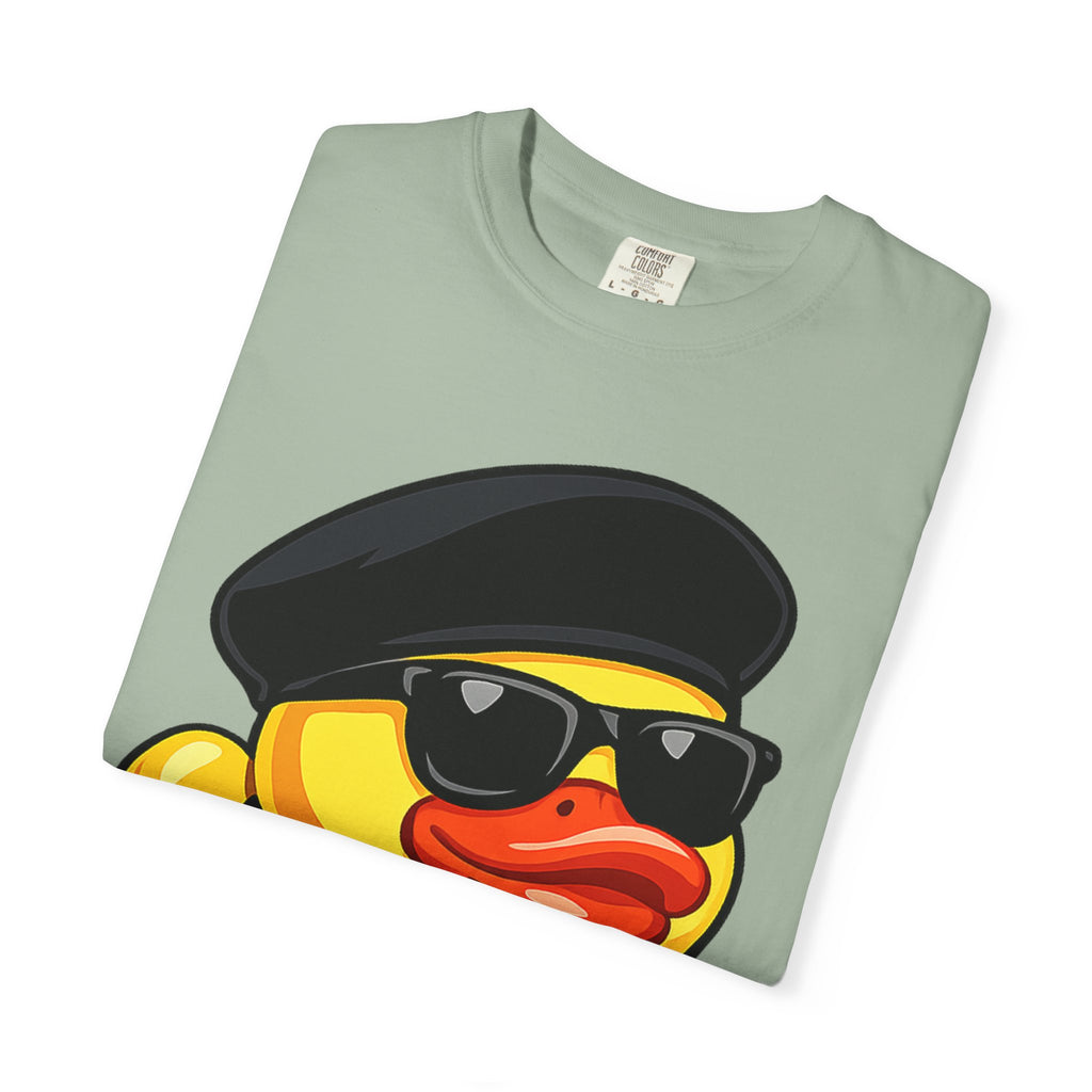 Cool Rubber Duck T-Shirt — Retro New Jack Ducky with Sunglasses & Chain