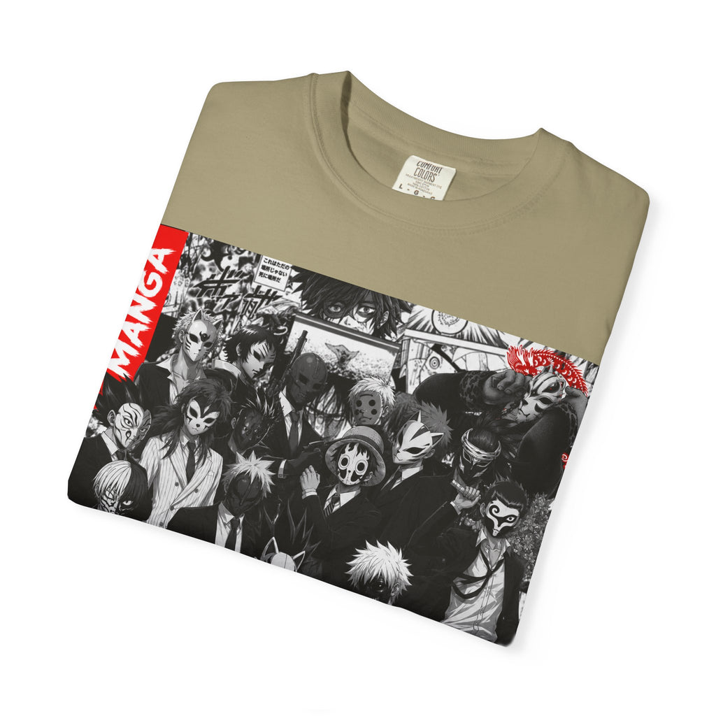 Manga Mask  Collage T-Shirt