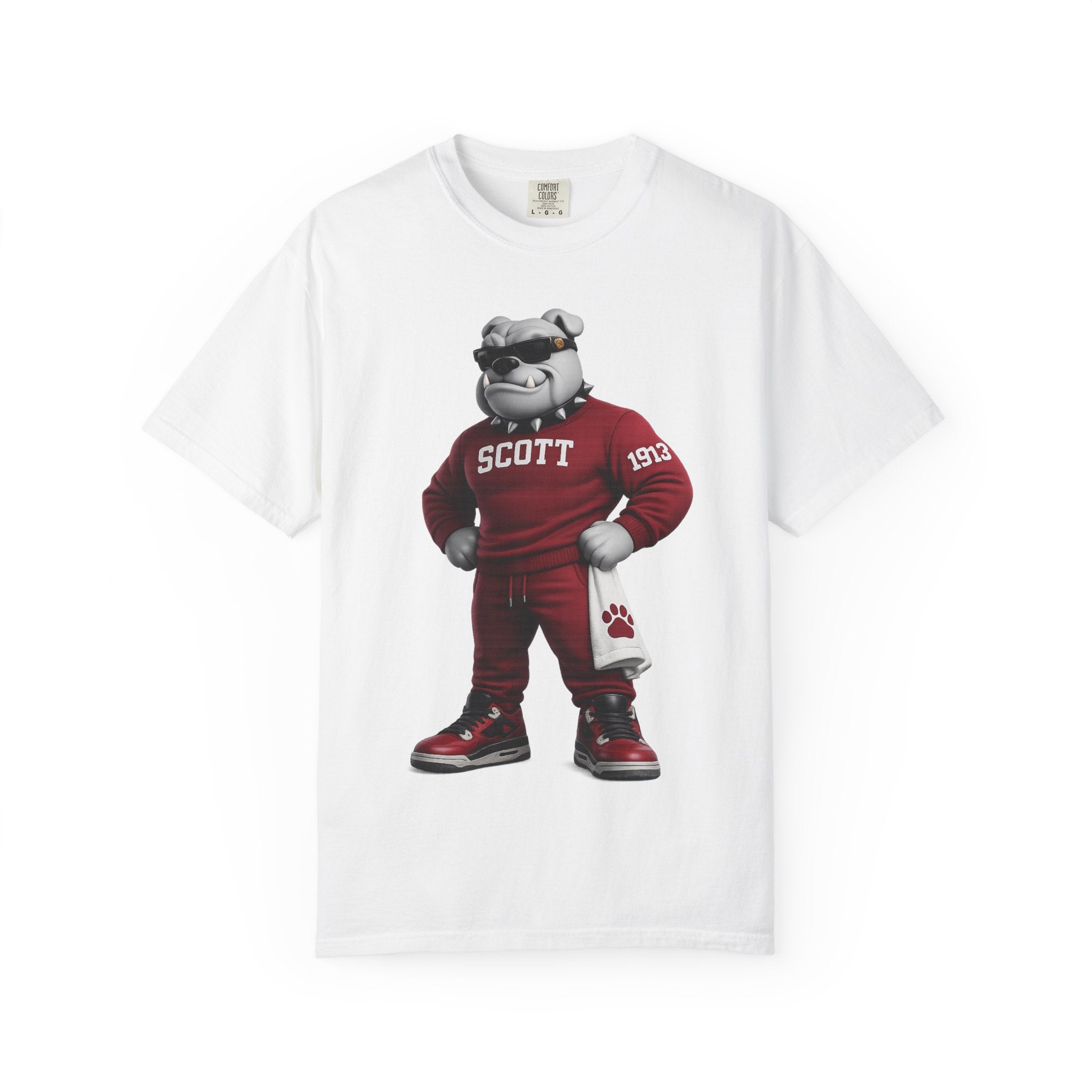 Bulldogs Mascot T-Shirt — 'Scott' Vintage Team Tee