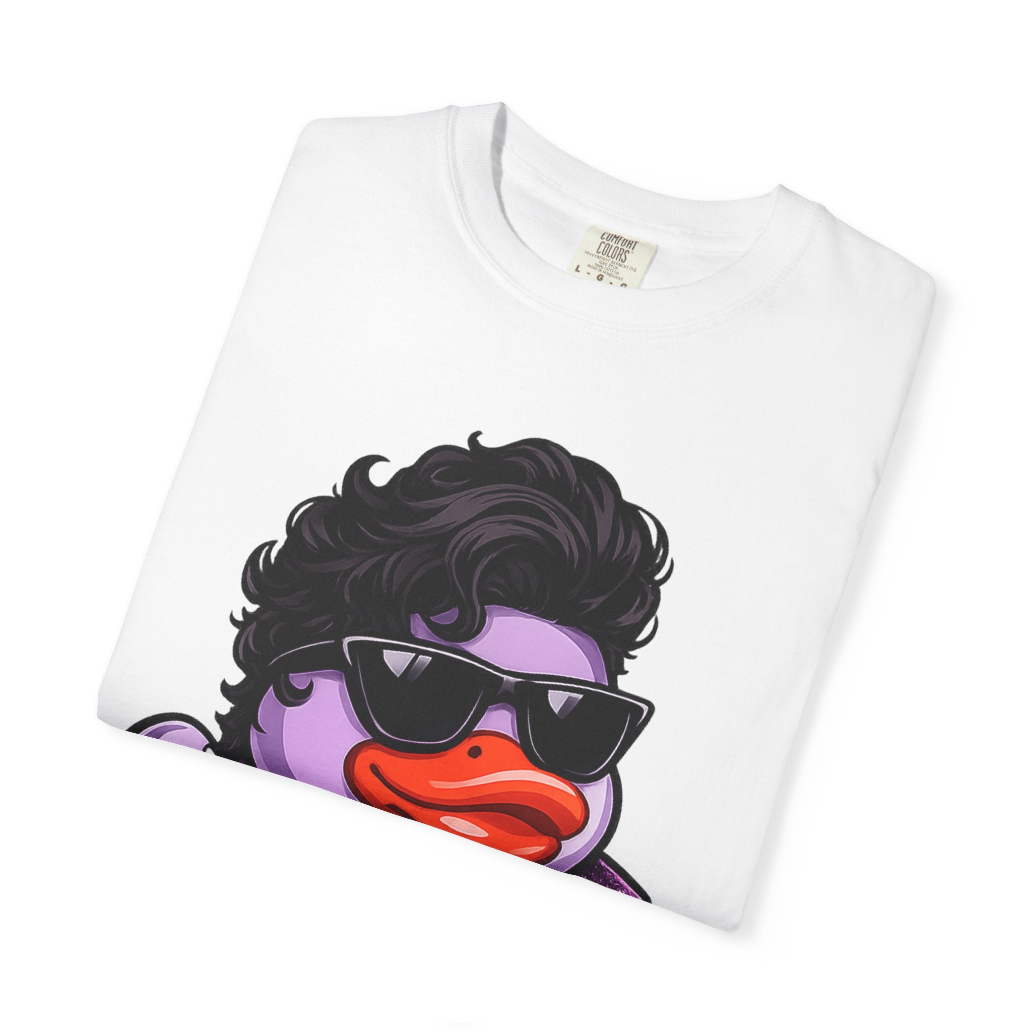 Purple Rock and Soul Rubber Duck graphic T-Shirt