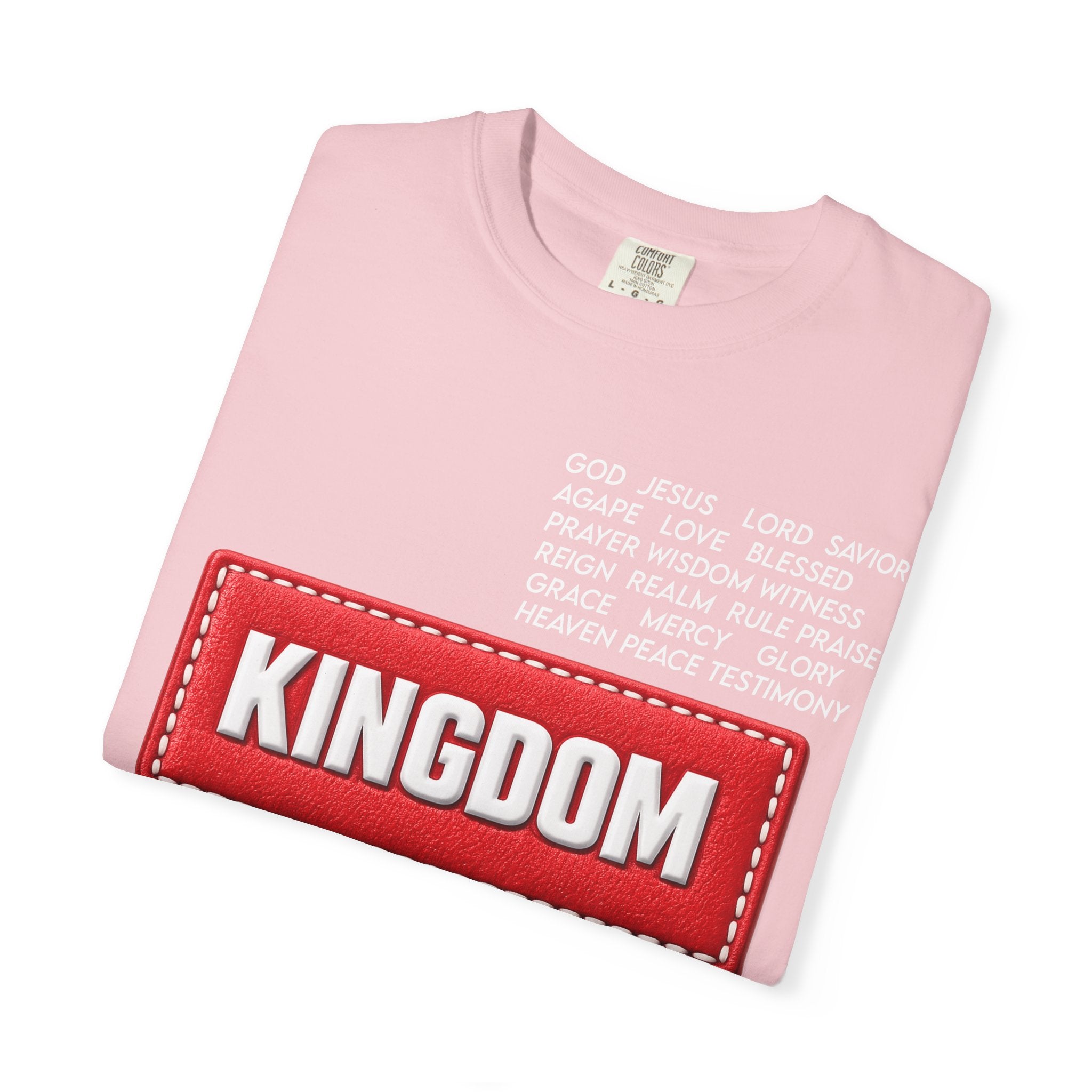 Kingdom Faith T-Shirt — Christian Inspirational Tee with 'KINGDOM' Text
