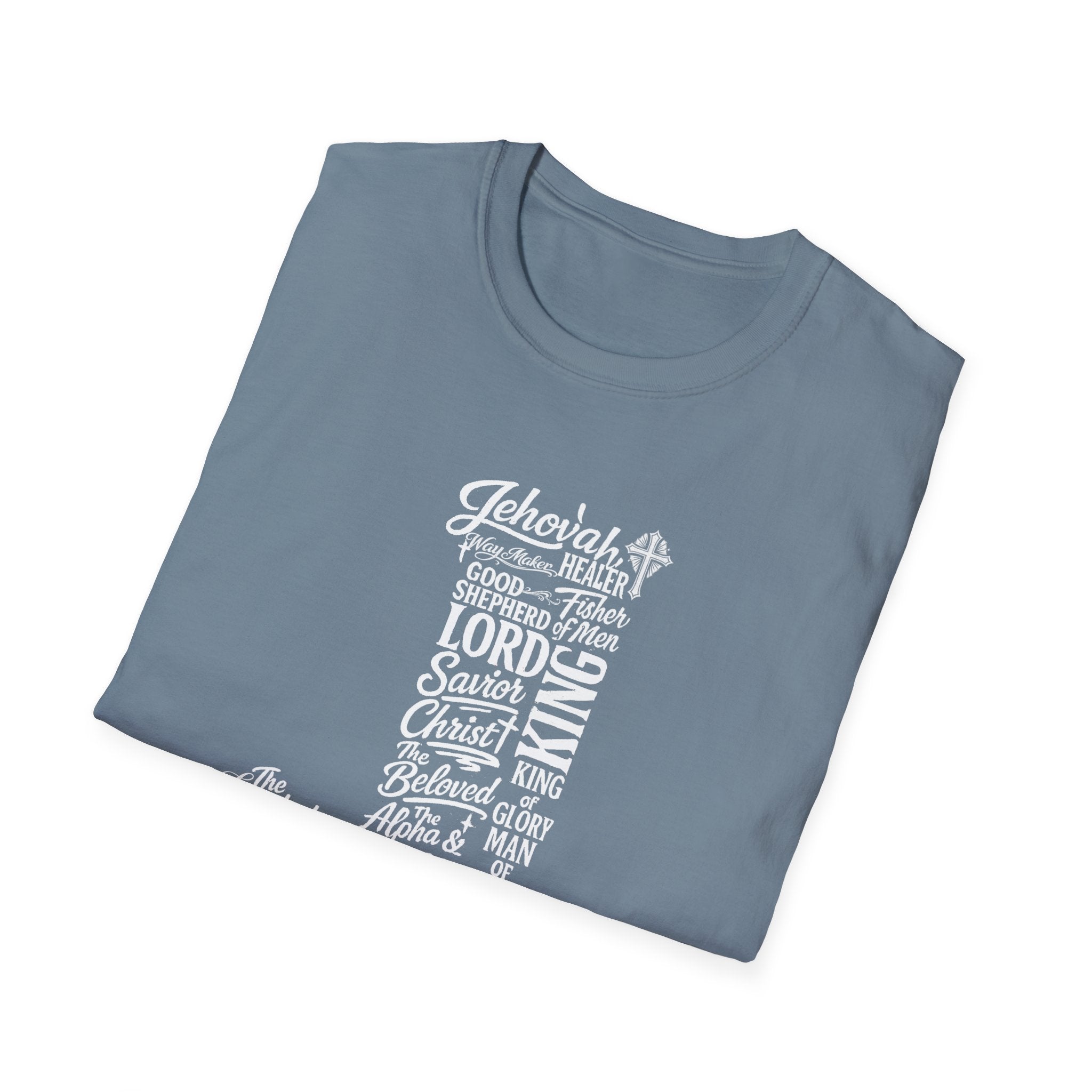 Faith Typography religious descriptive tee, Faith based
