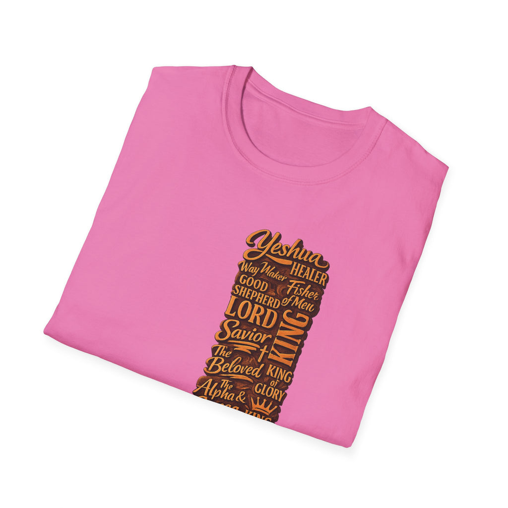 Christian Faith T-Shirt — 'Lord Savior King' Typography Design