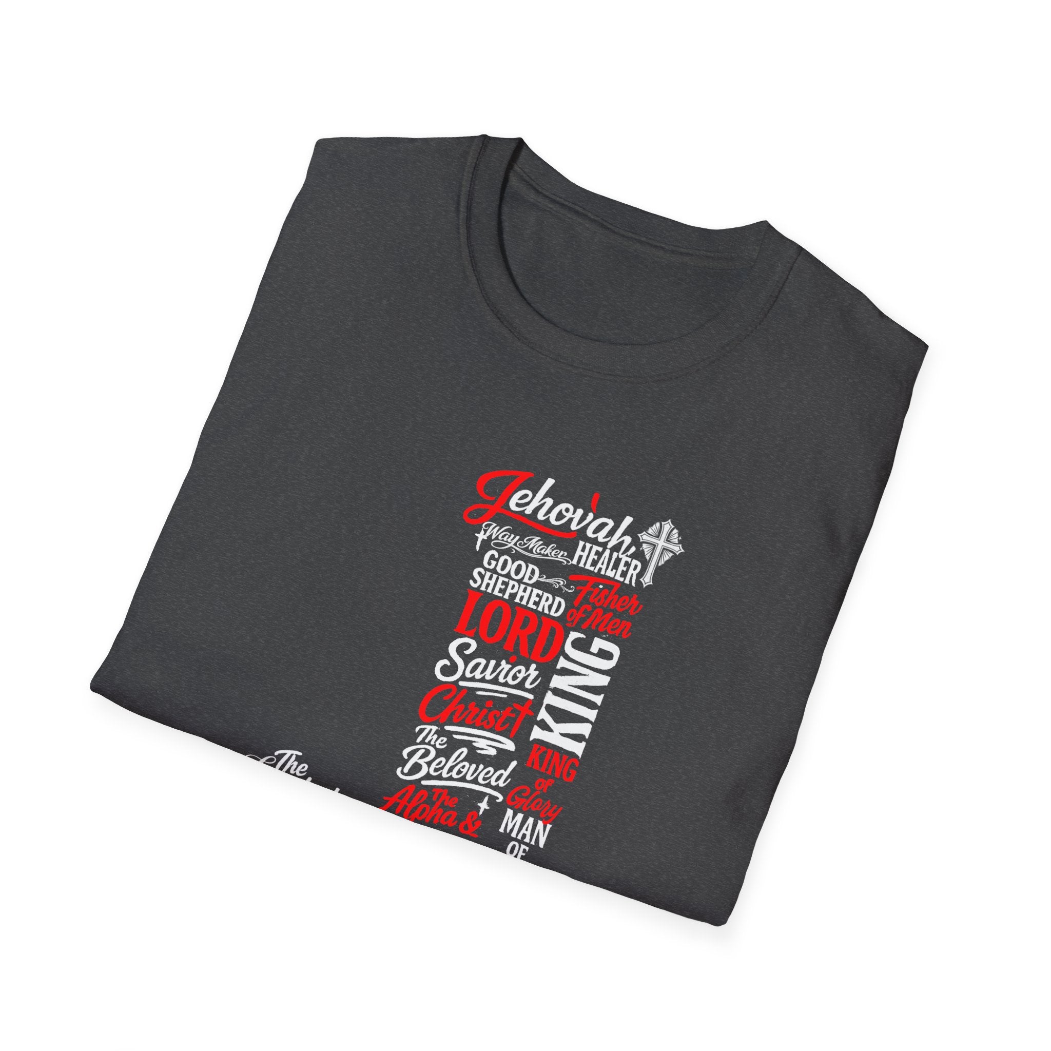 Faith Typography T-Shirt — Christian Inspirational Word Art Tee