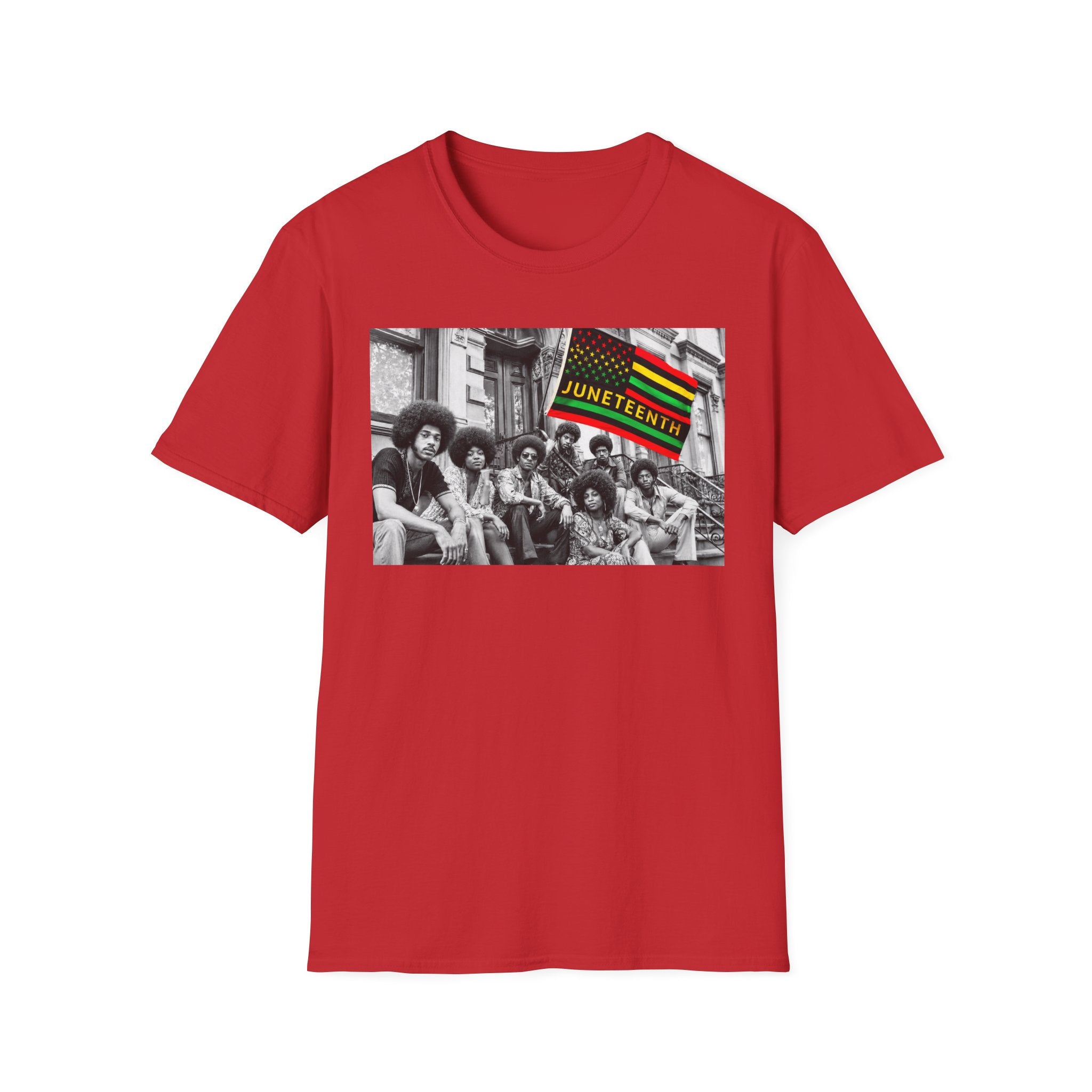 Juneteenth Celebration T-Shirt — Vintage Black History Flag Design