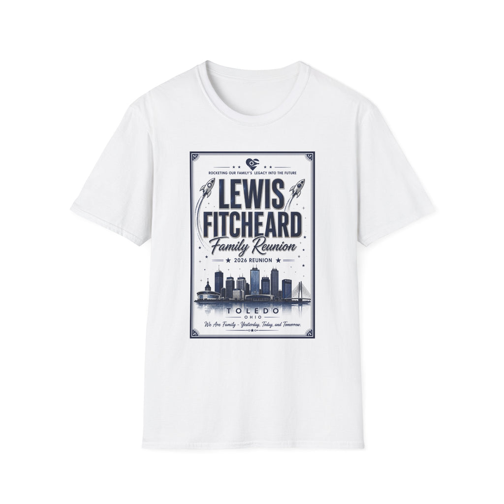 Family Reunion T-Shirt — Custom "Lewis Fitcheard" Keepsake Tee