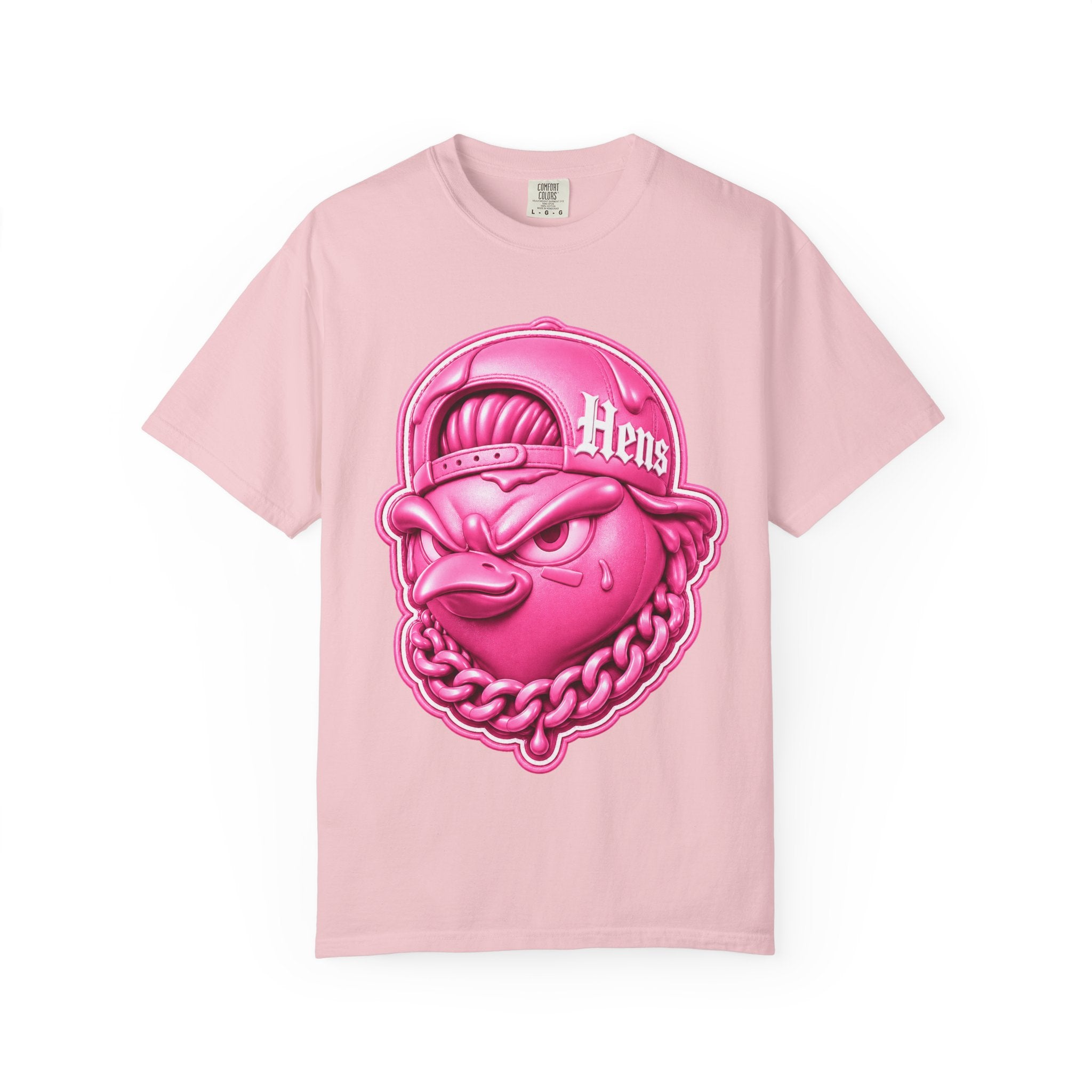 Pink Out Hen Graphic T-Shirt — 'Hens' Urban Mascot Tee