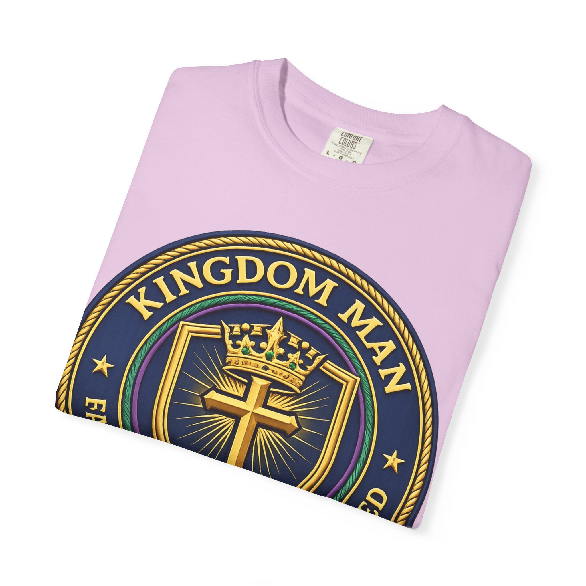 Kingdom Man T-Shirt — Faithful • Obedient • Blessed Christian Tee