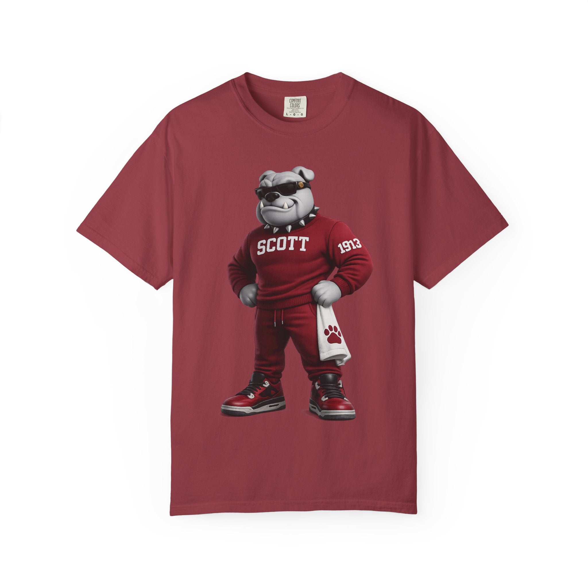 Bulldogs Mascot T-Shirt — 'Scott' Vintage Team Tee