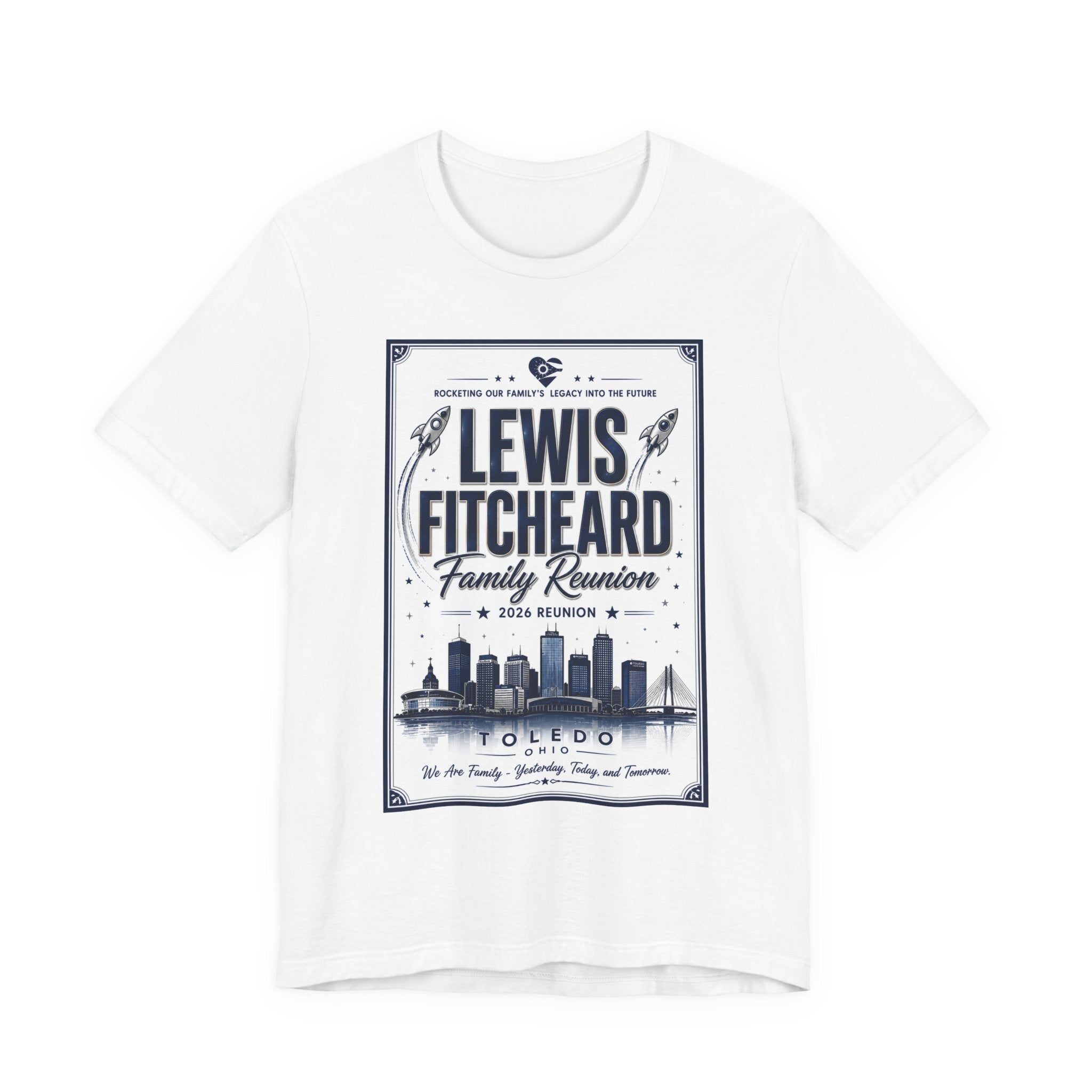Family Reunion T-Shirt - "Lewis Fitcheard" Toledo 2024 Vintage Skyline Design