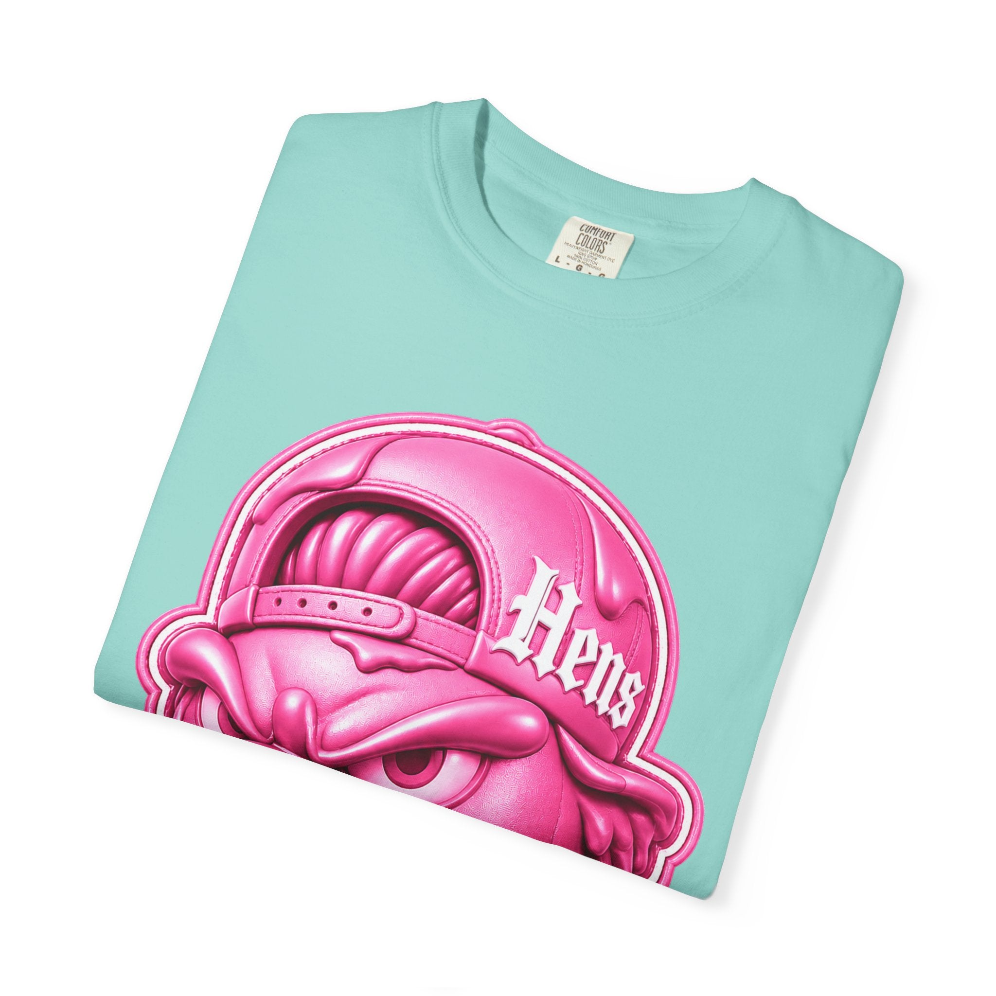 Pink Out Hen Graphic T-Shirt — 'Hens' Urban Mascot Tee