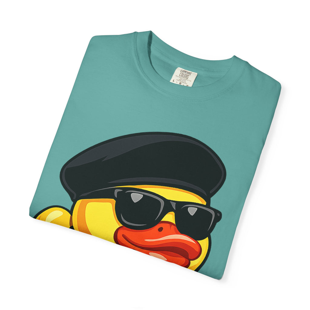 Cool Rubber Duck T-Shirt — Retro New Jack Ducky with Sunglasses & Chain
