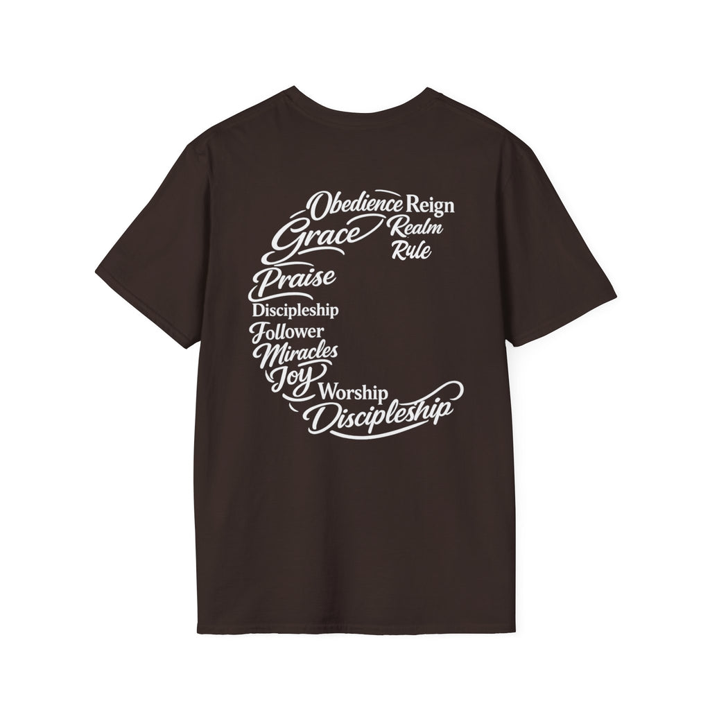Gospel Typography Tee — Words of Worship