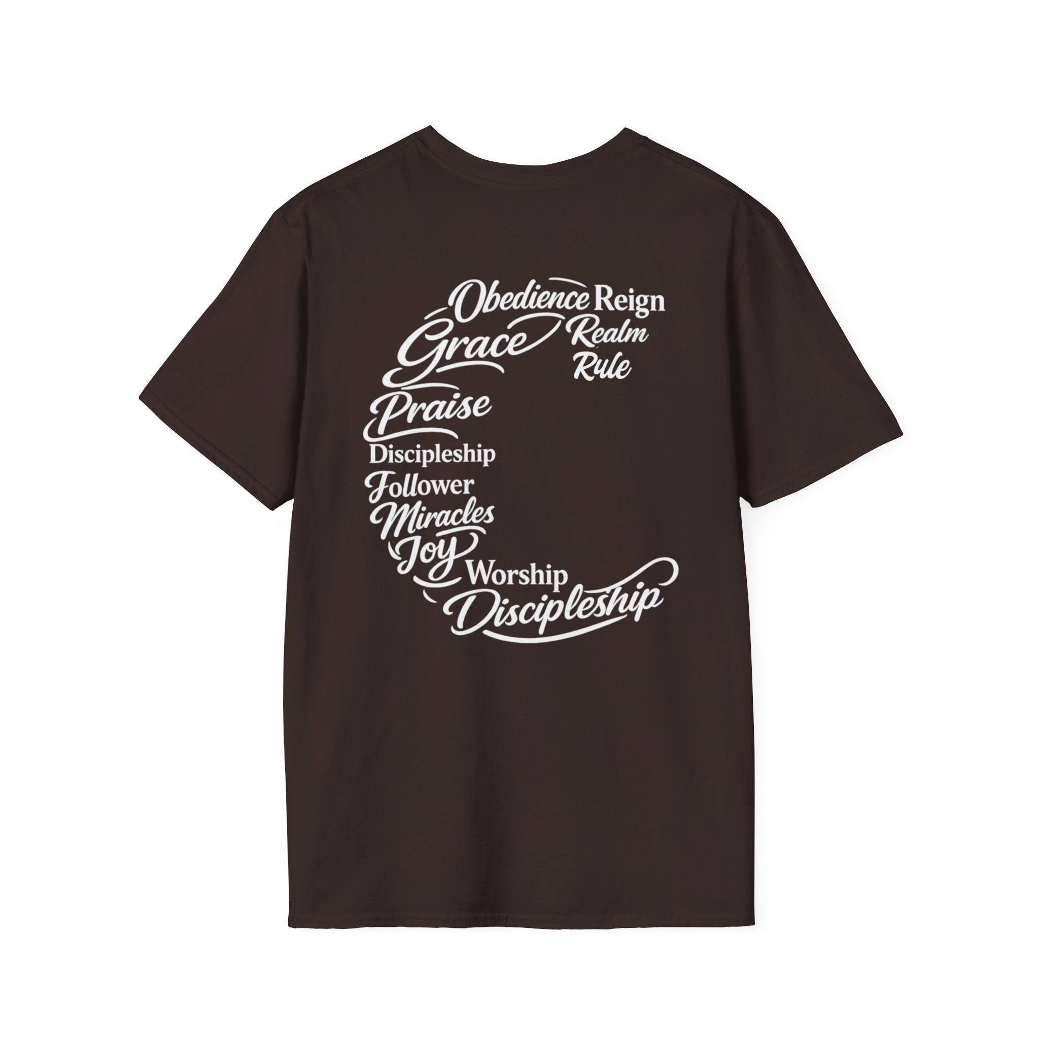 Gospel Typography Tee — Words of Worship