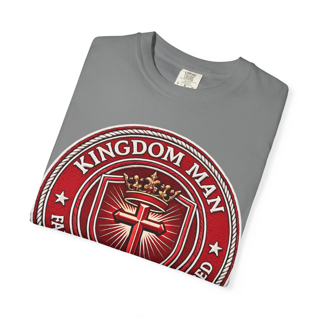 Kingdom Man T-Shirt — Faithful • Obedient • Blessed Christian Tee
