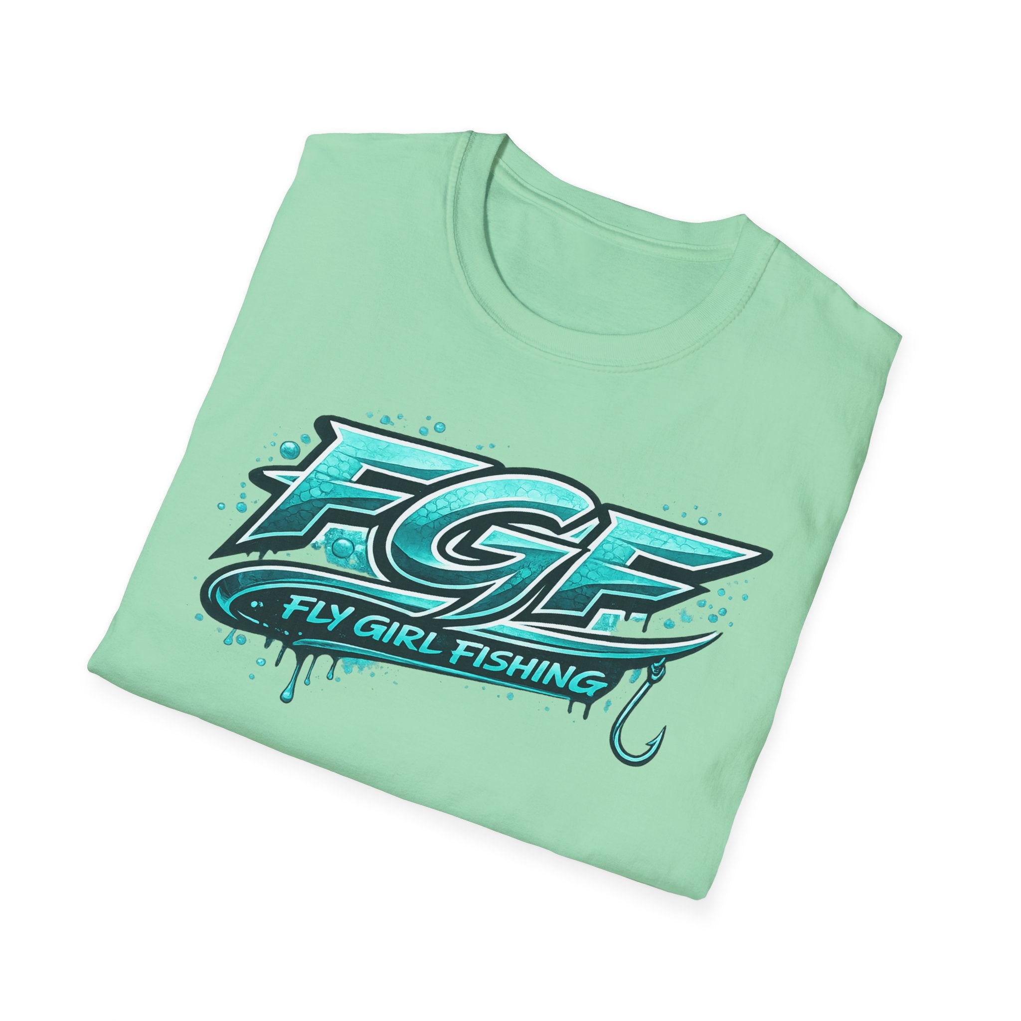 Fly Girl Fishing Graphic T‑Shirt — FGF Logo Tee for Women & Anglers