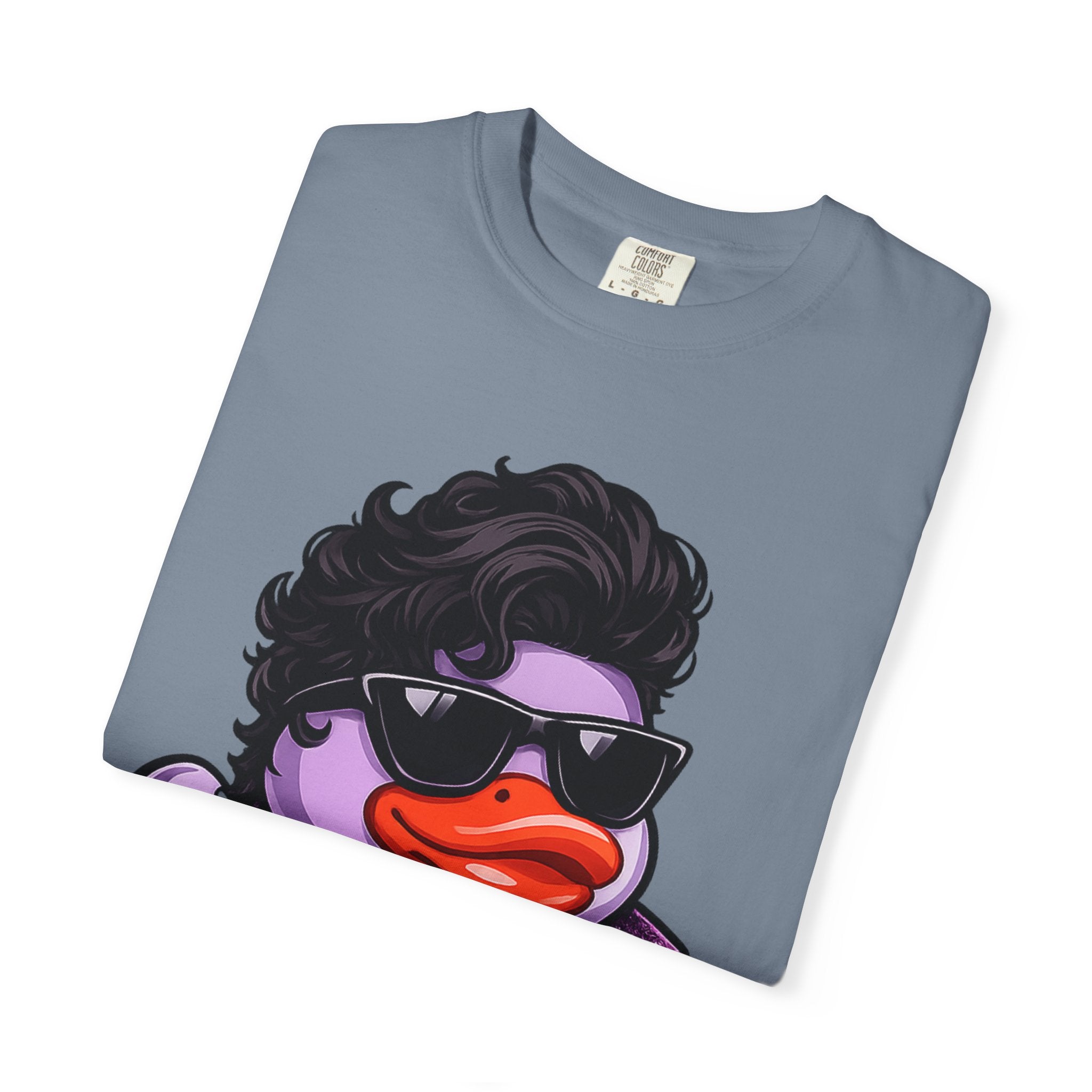 Purple Rock and Soul Rubber Duck graphic T-Shirt