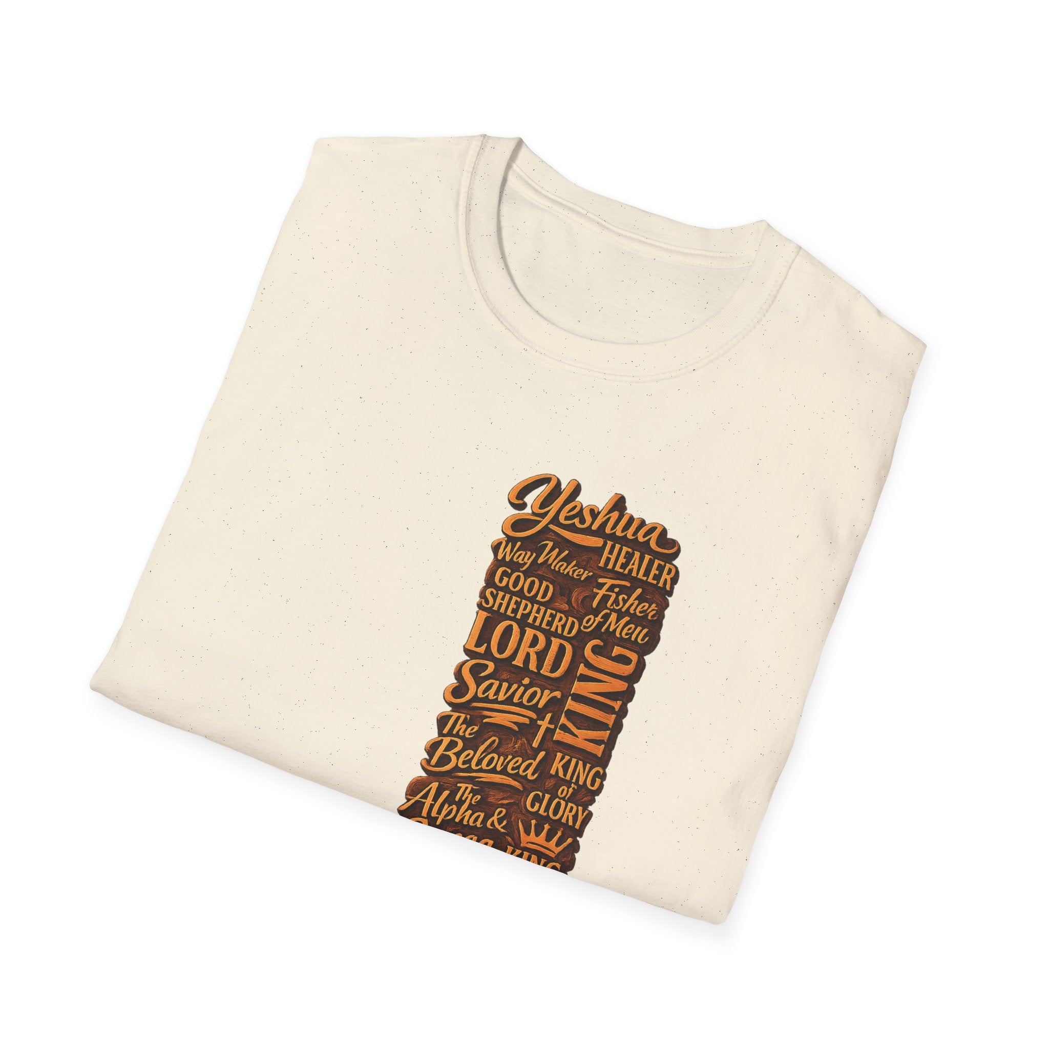 Christian Faith T-Shirt — 'Lord Savior King' Typography Design