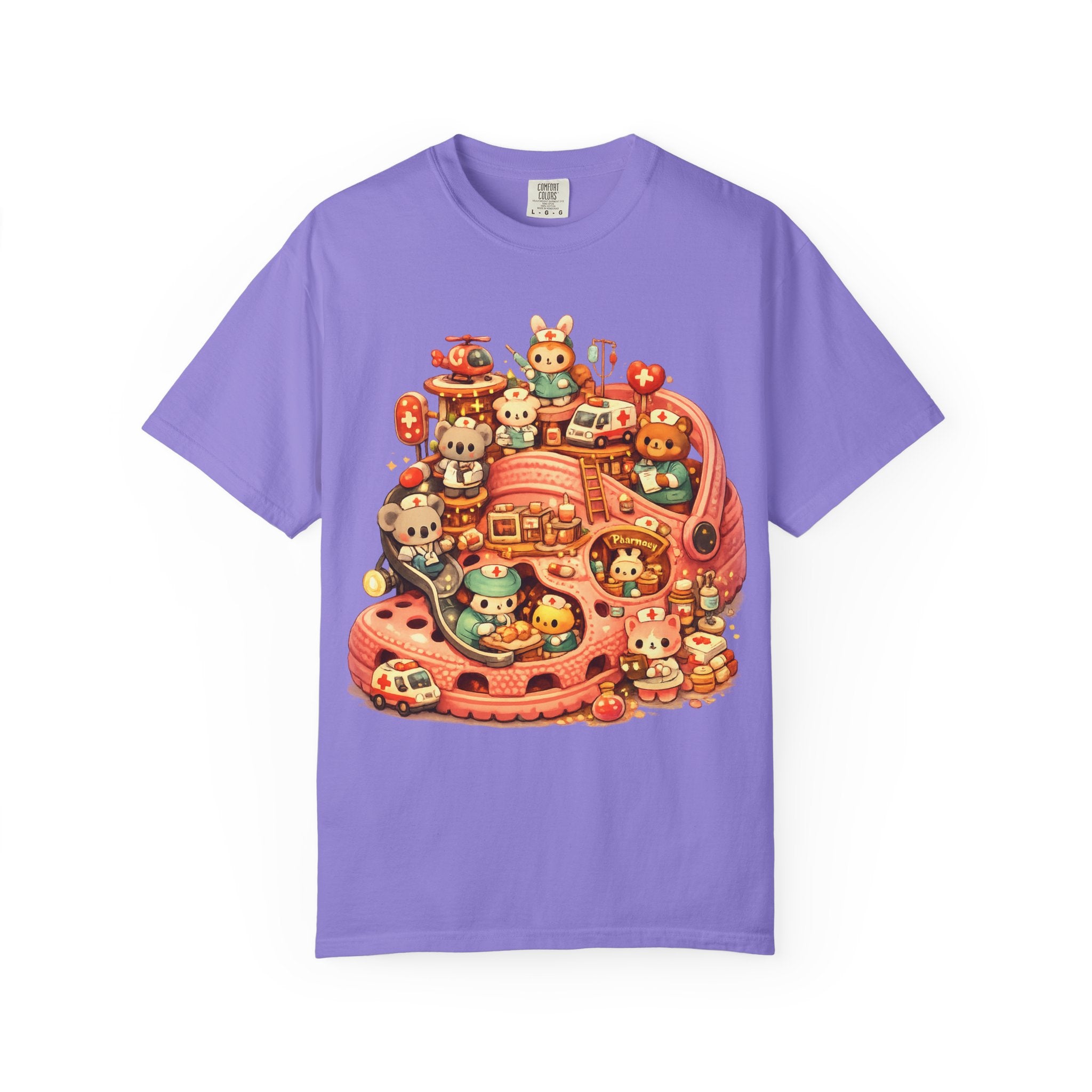 Cute Animal Sneaker Tee — Kawaii Shoe Crew Graphic T-Shirt