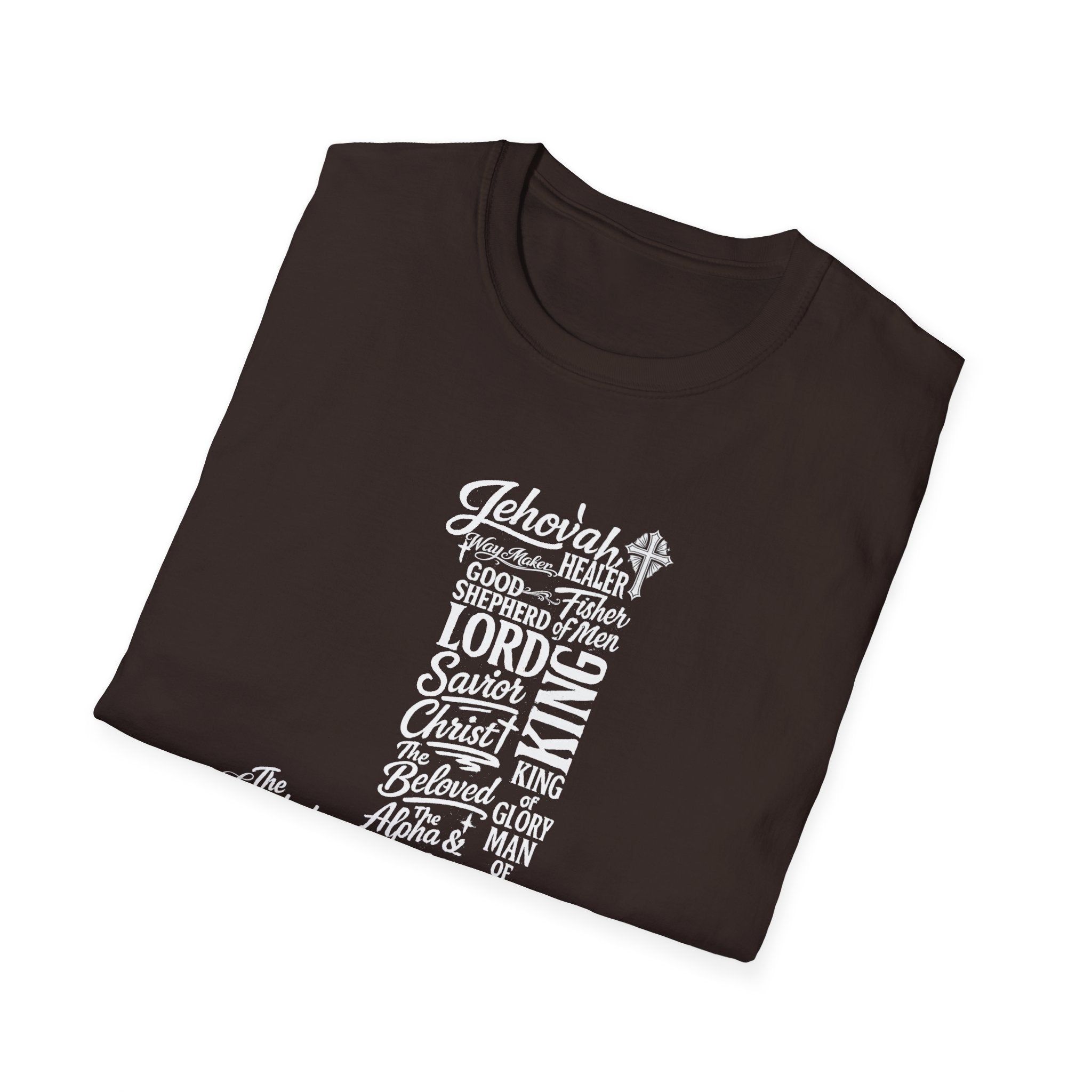 Faith Typography religious descriptive tee, Faith based