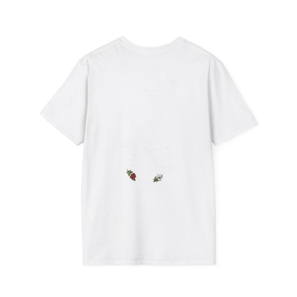 Faith based Typography tee front and back