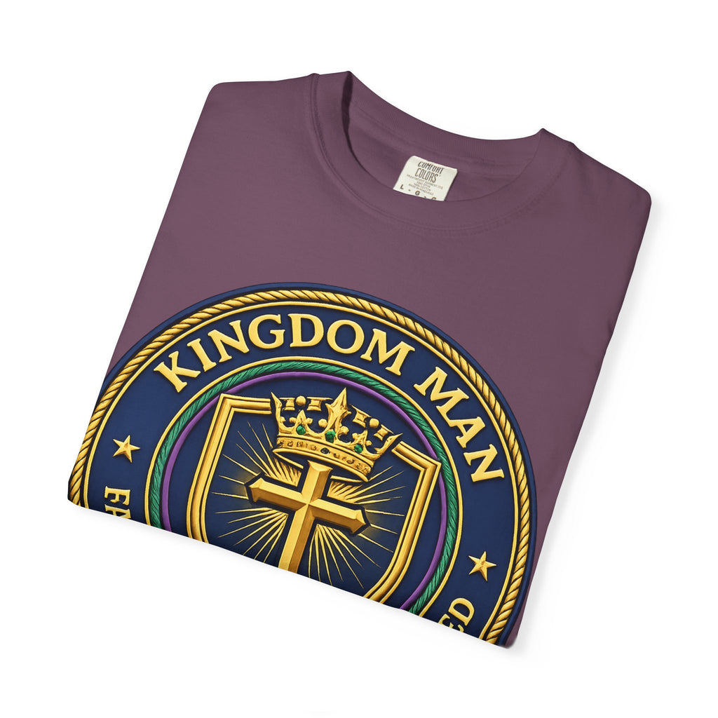 Kingdom Man T-Shirt — Faithful • Obedient • Blessed Christian Tee