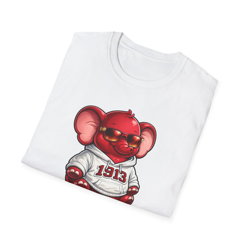 Elephant Mascot Tee — 1913 Red Elephant Graphic T-Shirt