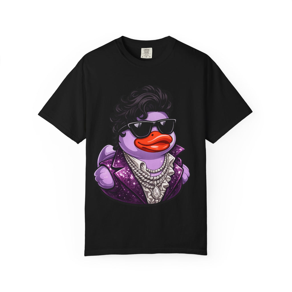 Purple Rock and Soul Rubber Duck graphic T-Shirt