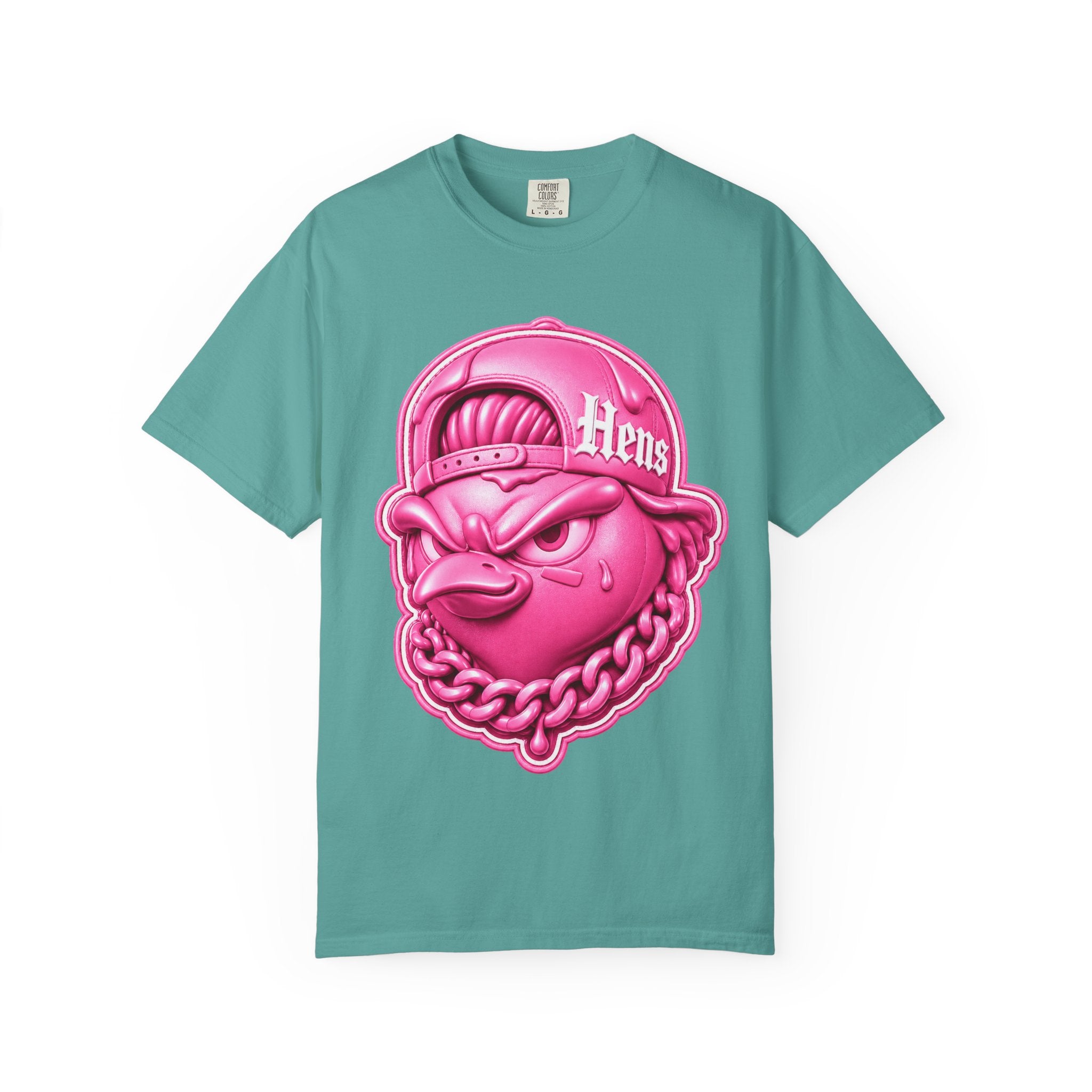 Pink Out Hen Graphic T-Shirt — 'Hens' Urban Mascot Tee