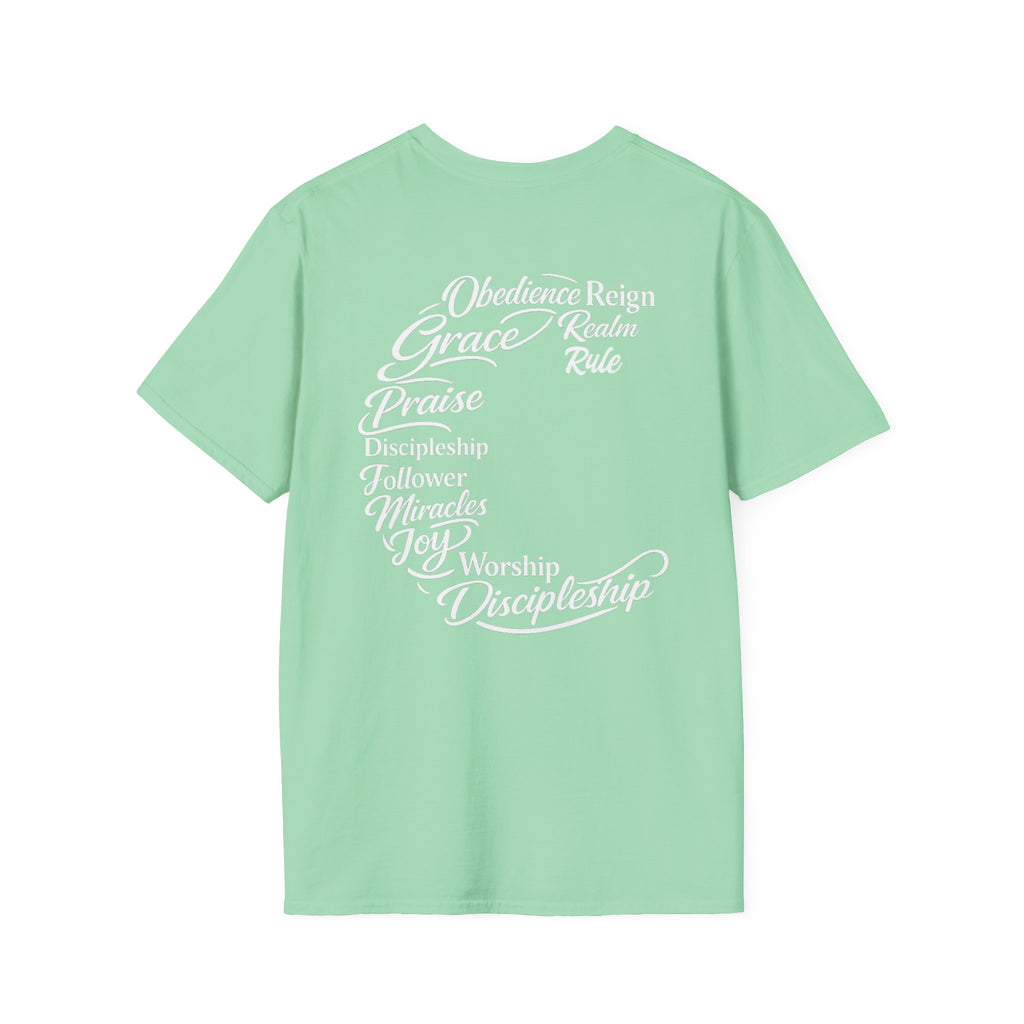 Gospel Typography Tee — Words of Worship